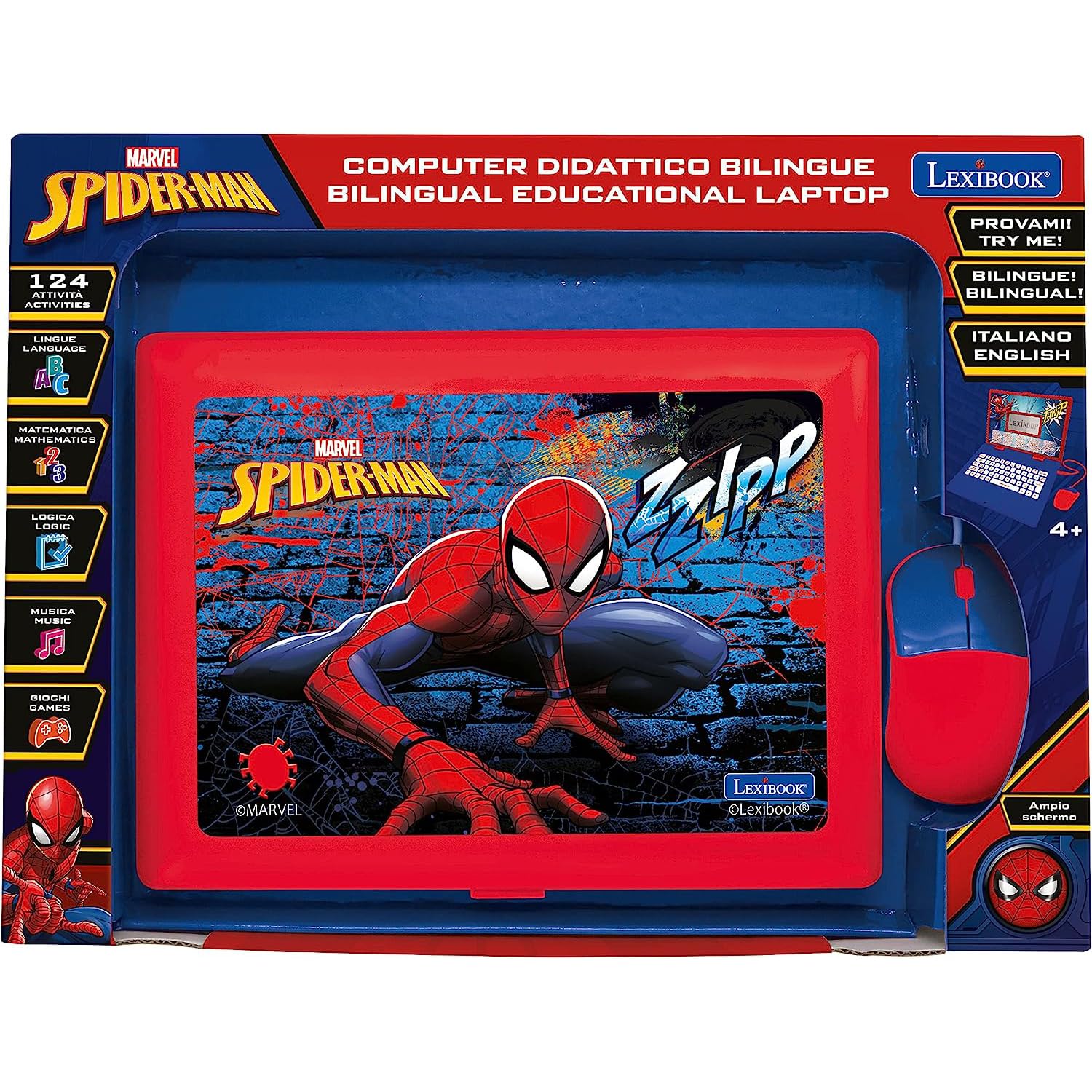 marvel-lexibook-spider-man-jc598spi5-ordinateur-portable-ducatif image 3