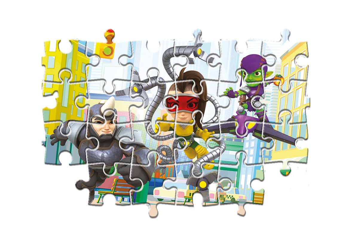 clementoni-supercolor-spidey-puzzle-enfant-2x20-pi-ces-3-ans image 5