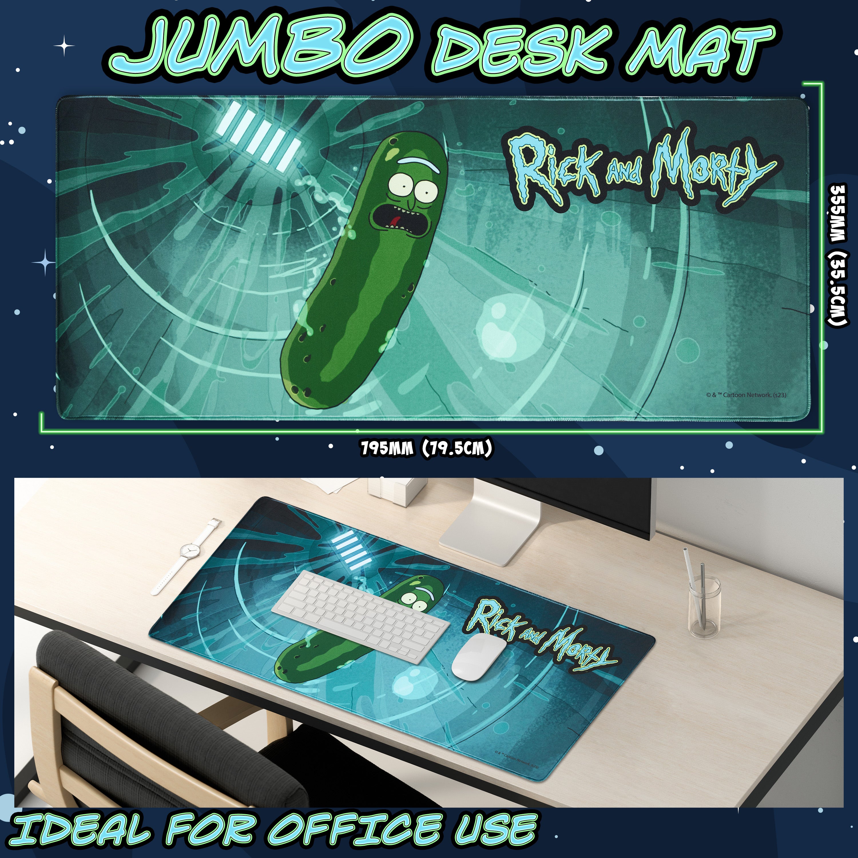 rick-et-morty-tapis-de-bureau-79-5x35-5-cm-antid-rapant image 3