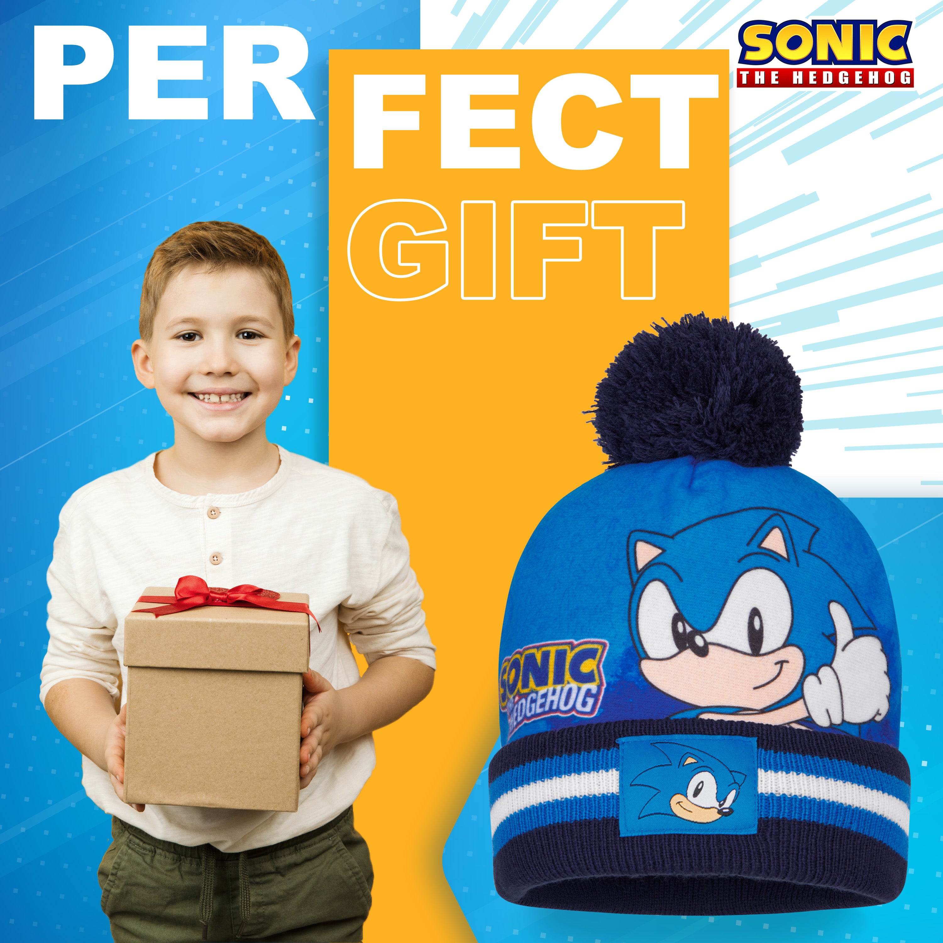 sonic-the-hedgehog-ensemble-bonnet-charpe-gants-gar-on-chaud image 3