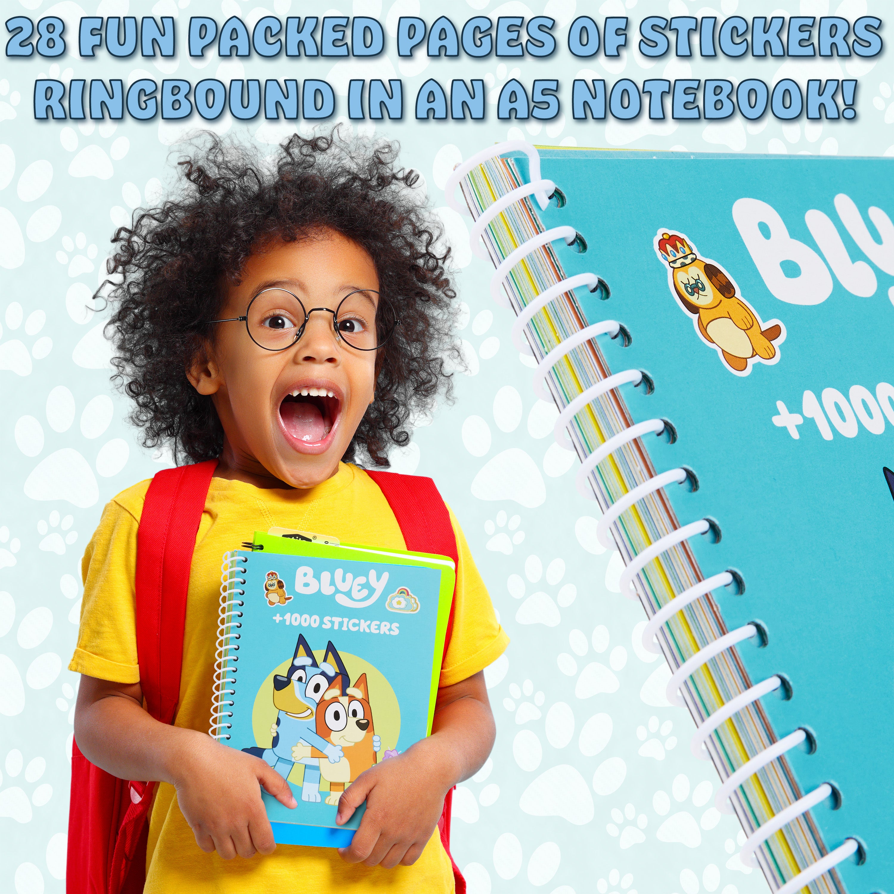 bluey-livre-autocollants-28-planches-1000-stickers-activit-enfant image 6