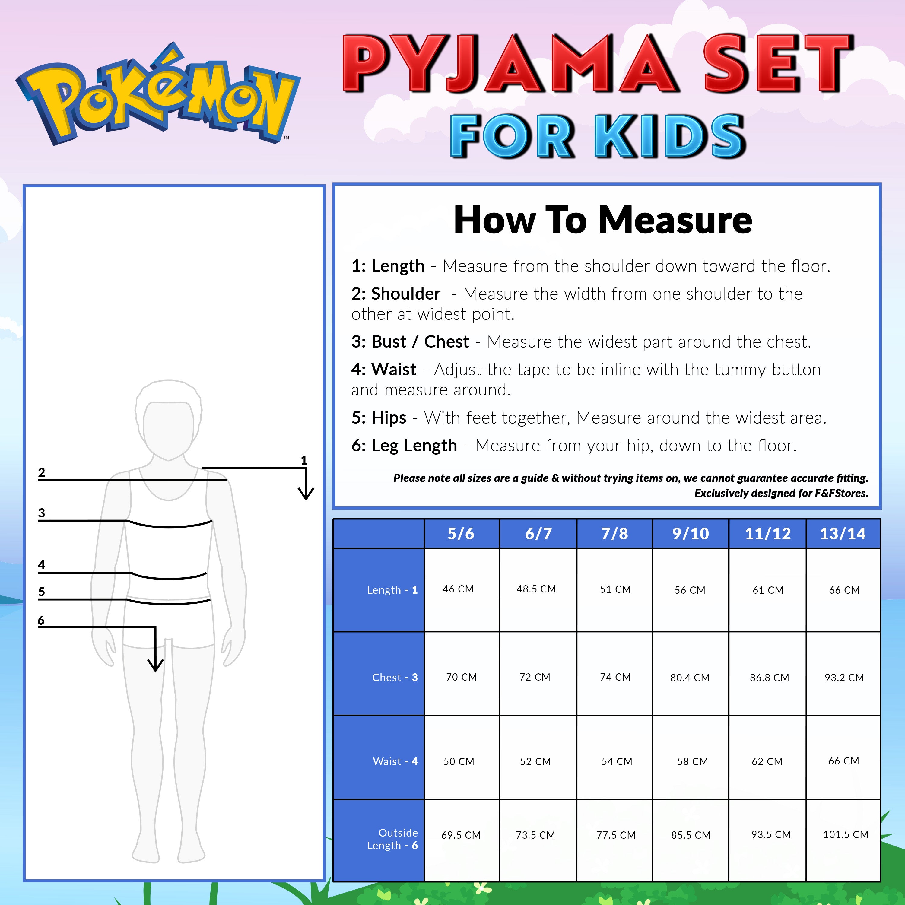pokemon-boys-pyjama-long-gar-on-2-pi-ces-7-8-ans-rouge-noir image 6