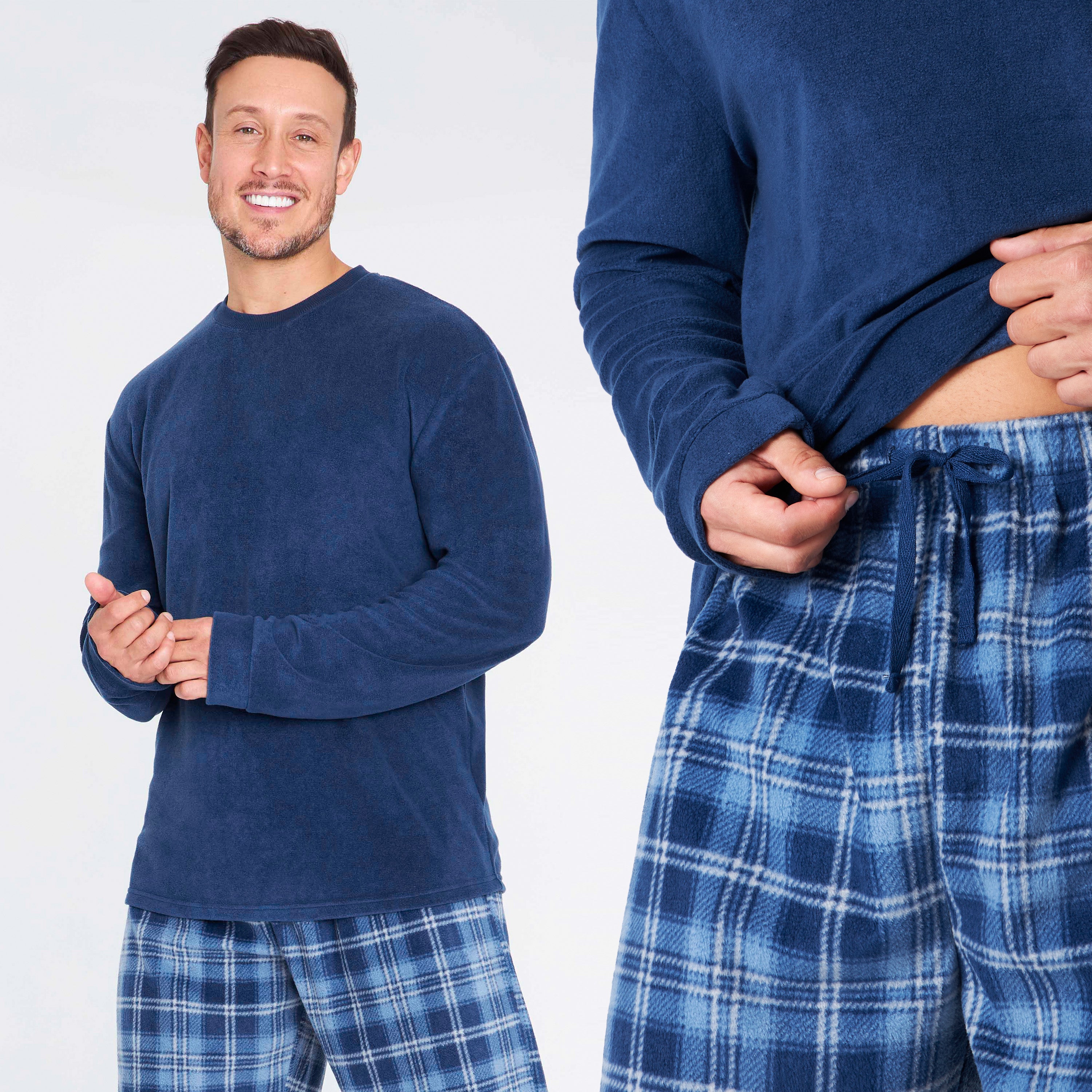 citycomfort-men-pyjama-polaire-homme-gris-taille-l image 5