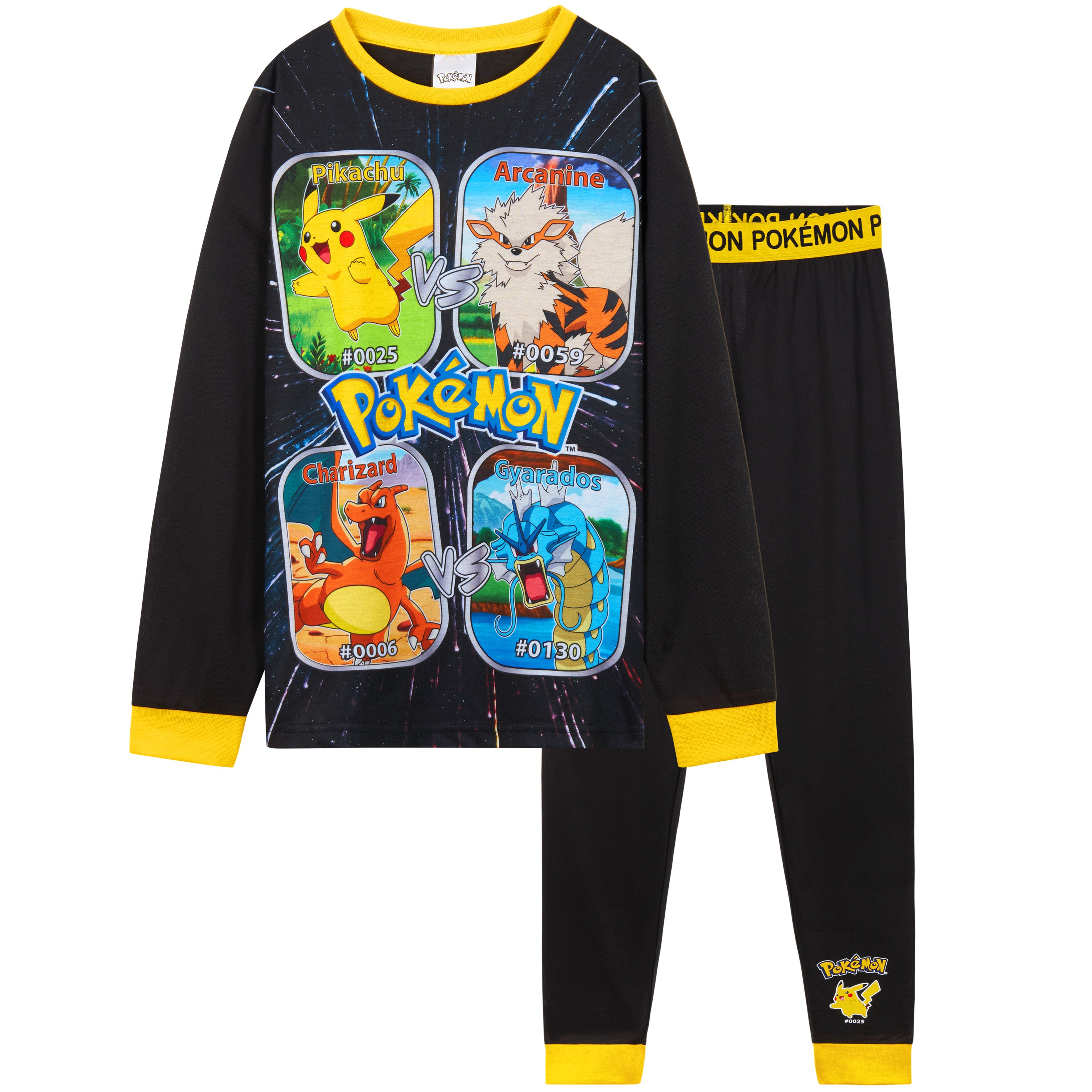 pok-mon-pikachu-pyjama-gar-on-manches-longues-2-pi-ces image 1