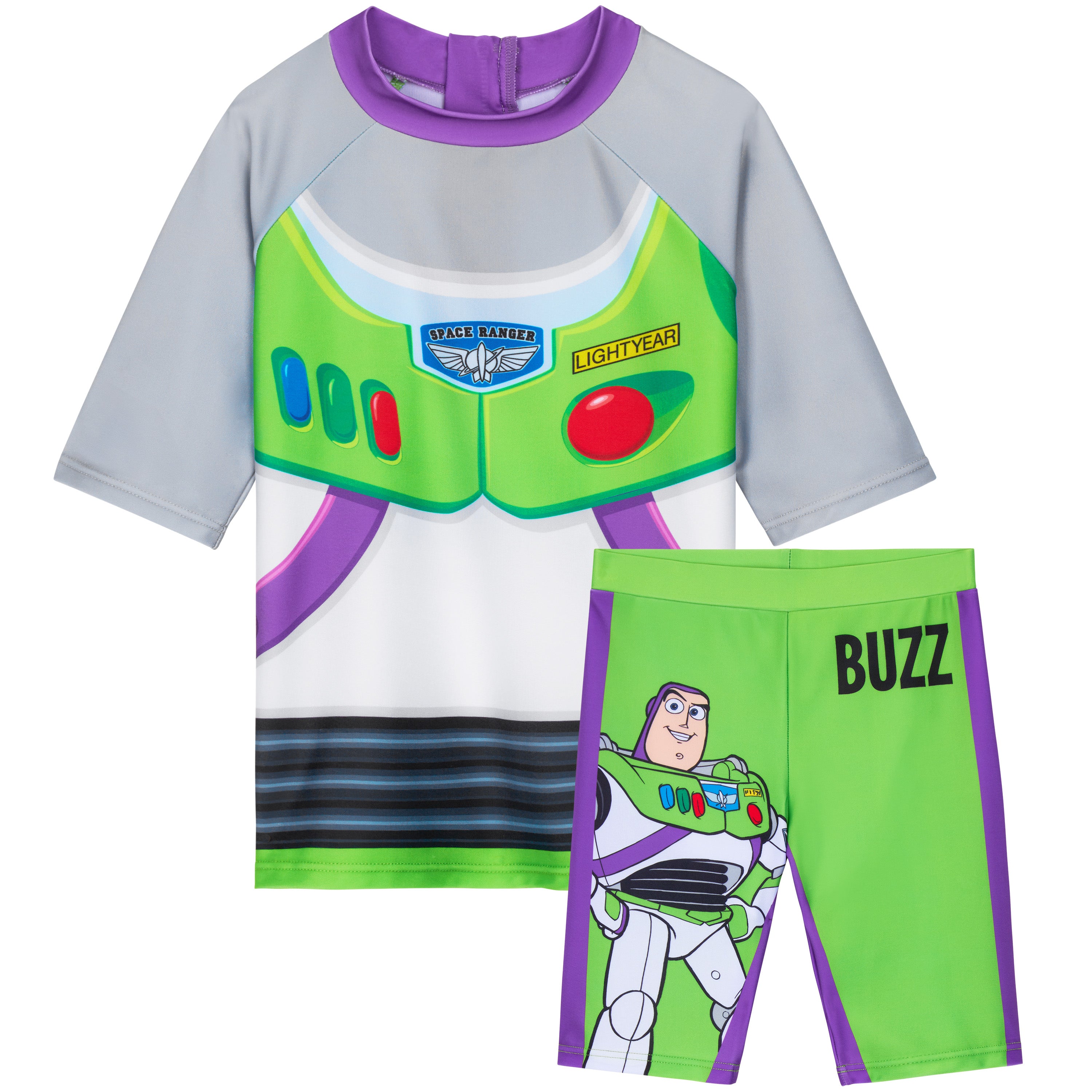 buzz-l-clair-maillot-bain-gar-on-2-pi-ces-rash-guard image 1