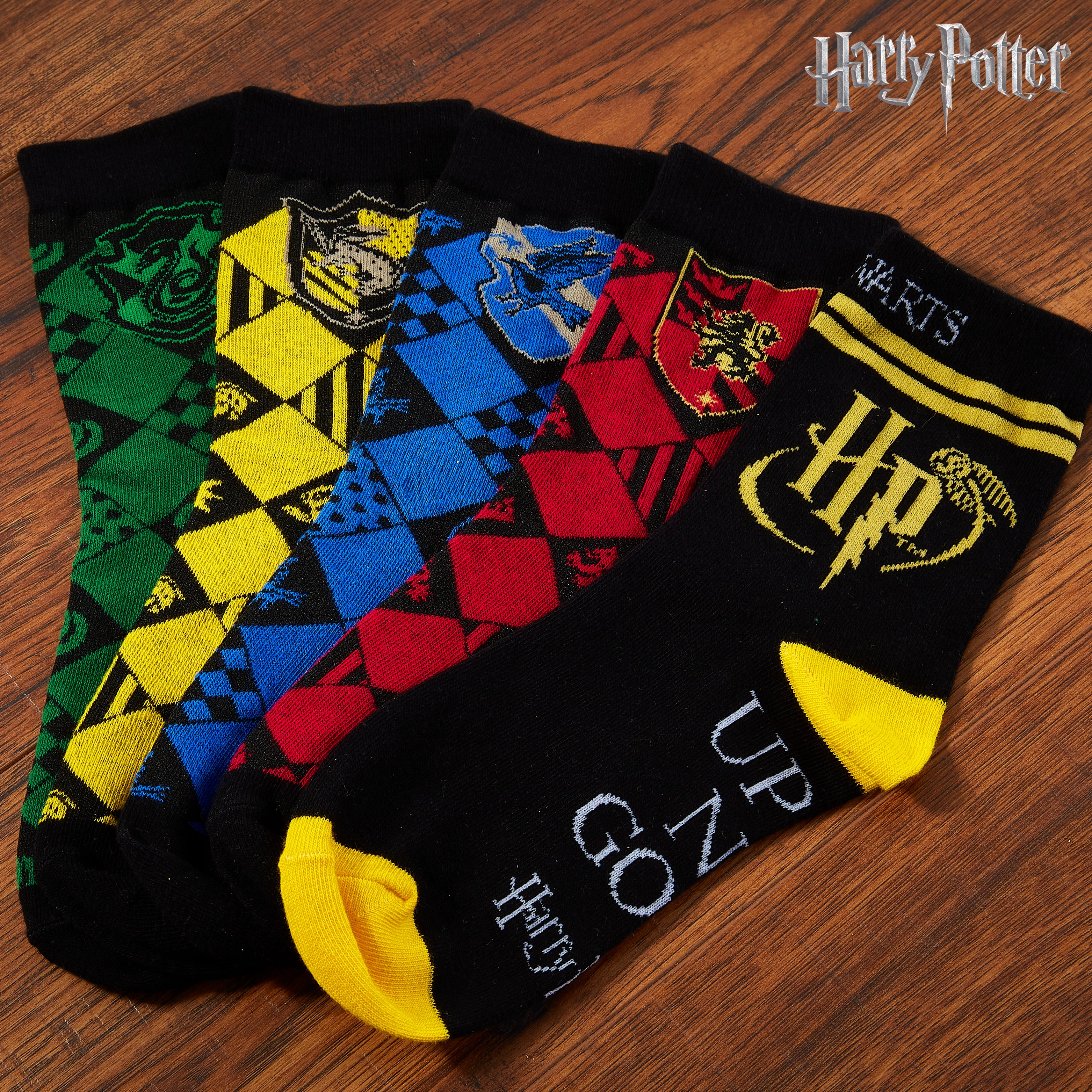 harry-potter-chaussettes-lot-5-paires-coton-36-40-poudlard image 6
