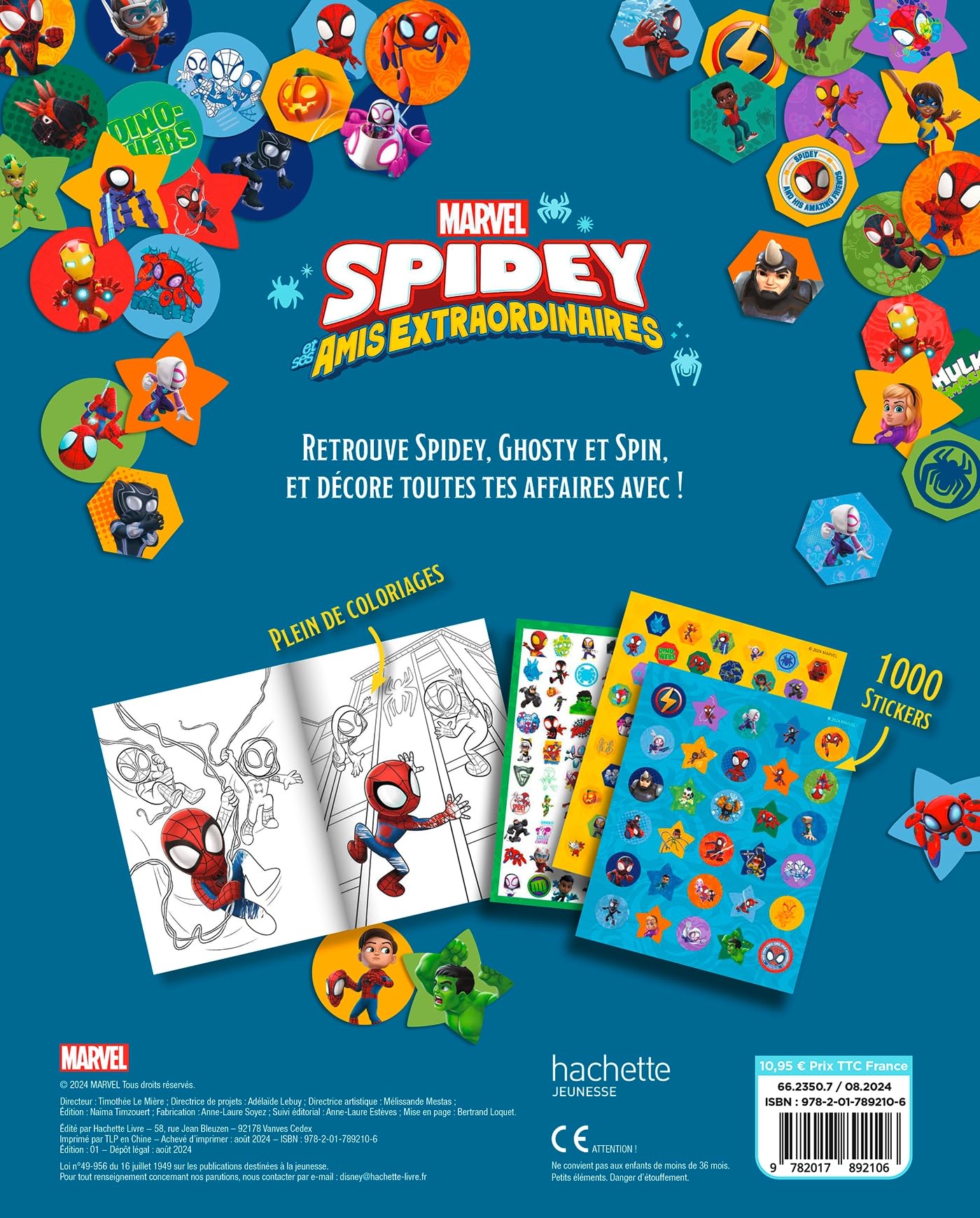 marvel-spidey-et-ses-amis-1000-stickers-autocollants image 2