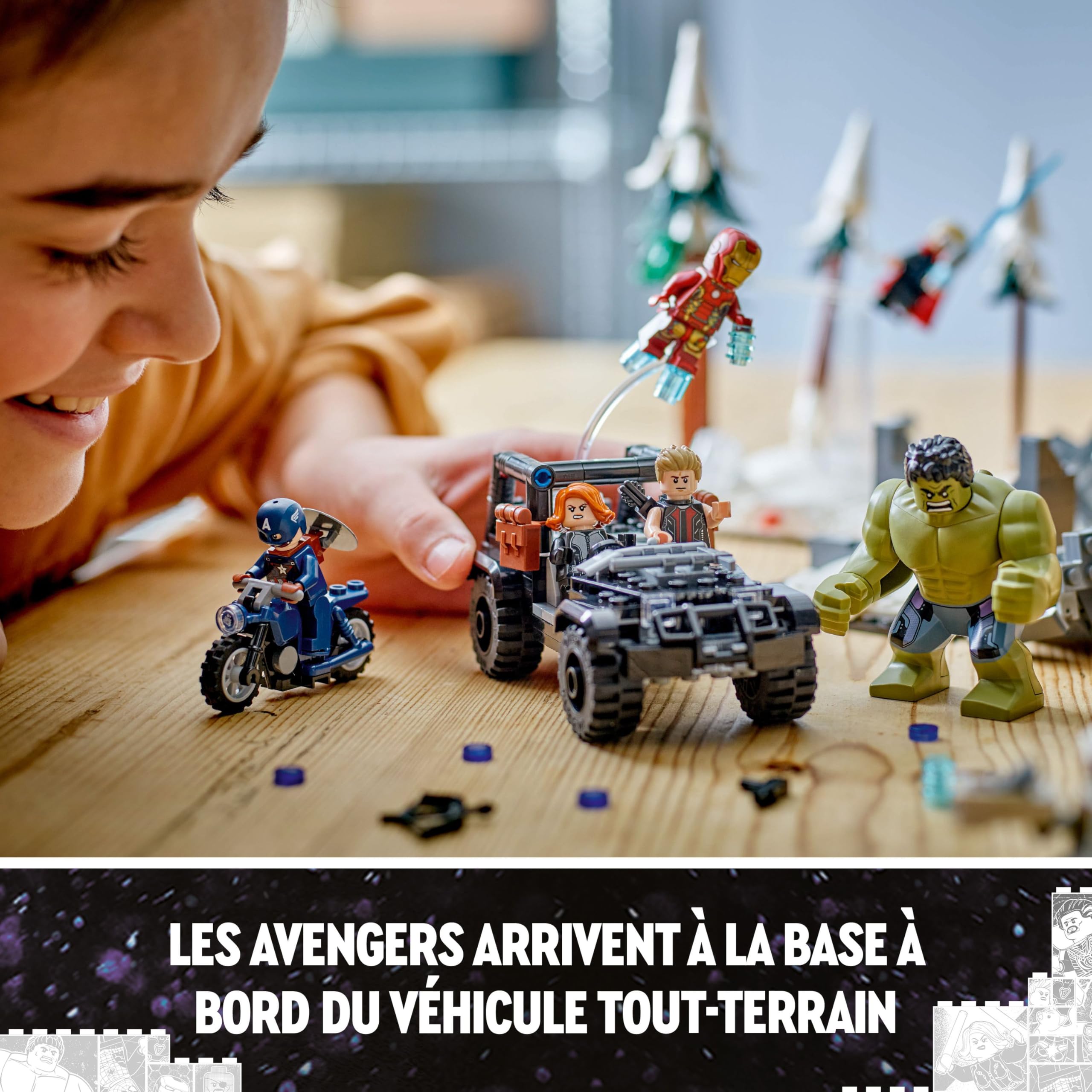 lego-marvel-76291-avengers-rassemblement-re-d-ultron-jeu-613-pcs image 5