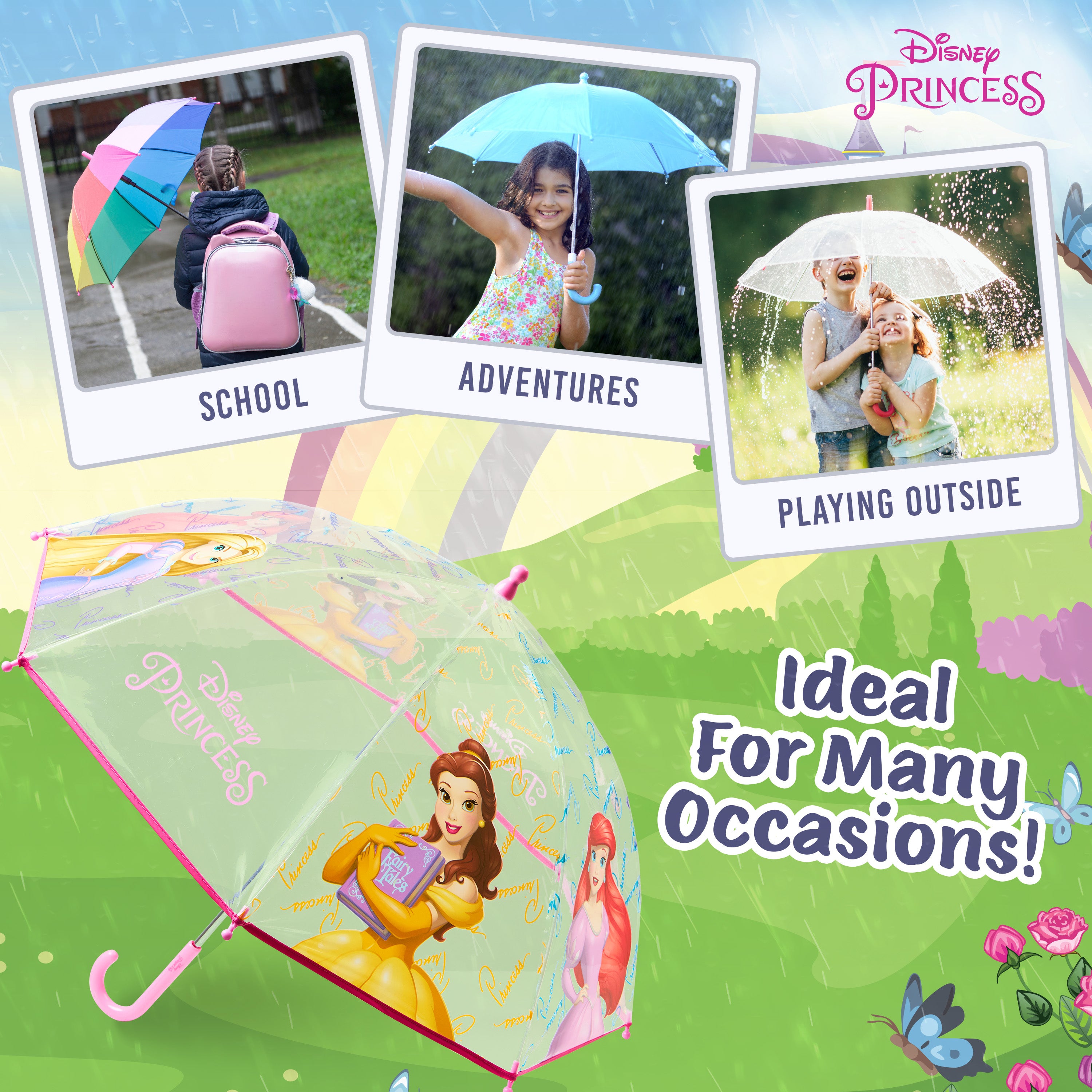 disney-princess-parapluie-cloche-fille-transparent image 4