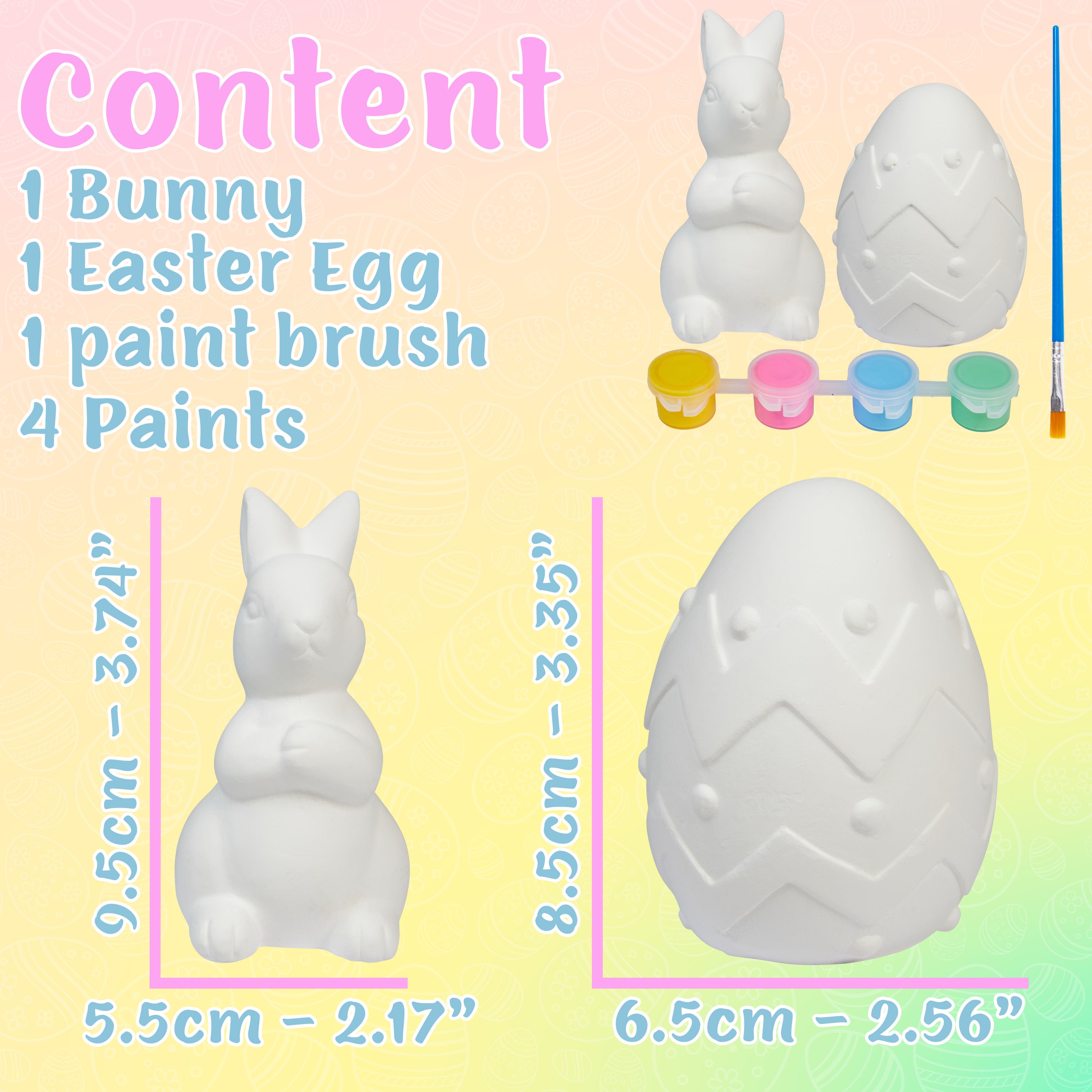 kreativekraft-kit-peinture-p-ques-lapin-et-oeuf-2-pi-ces image 6
