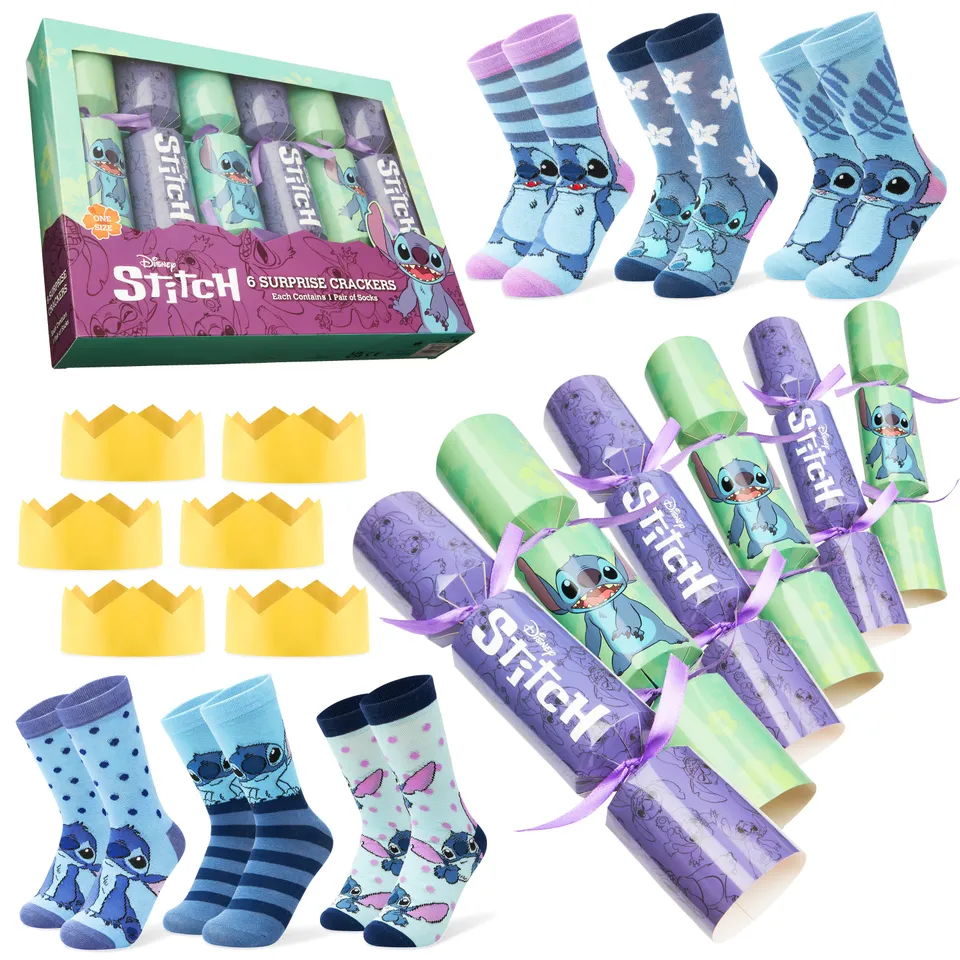 disney-stitch-crackers-no-l-lot-6-avec-chaussettes-adulte image 1