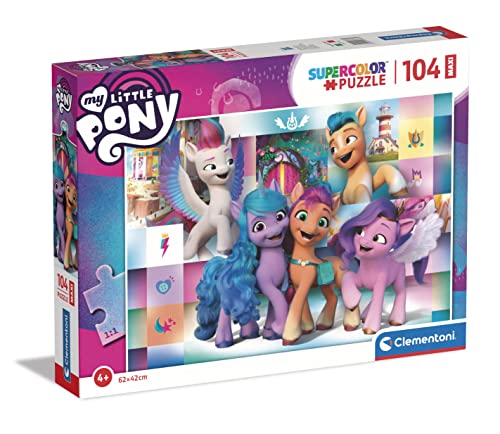 clementoni-supercolor-puzzle-104-pi-ces-my-little-pony-enfant image 4