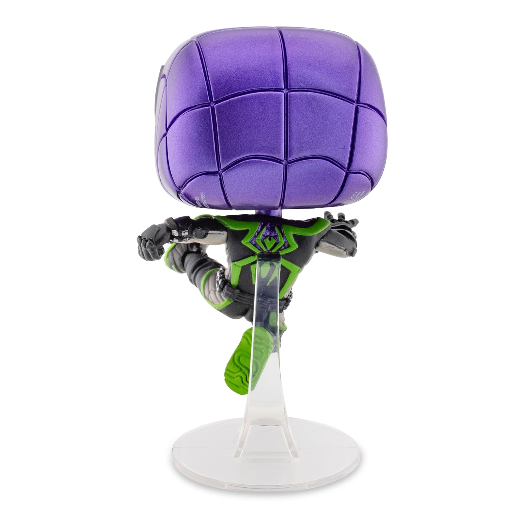 funko-pop-miles-morales-purple-reign-suit-figurine-vinyle-9-5-cm image 5