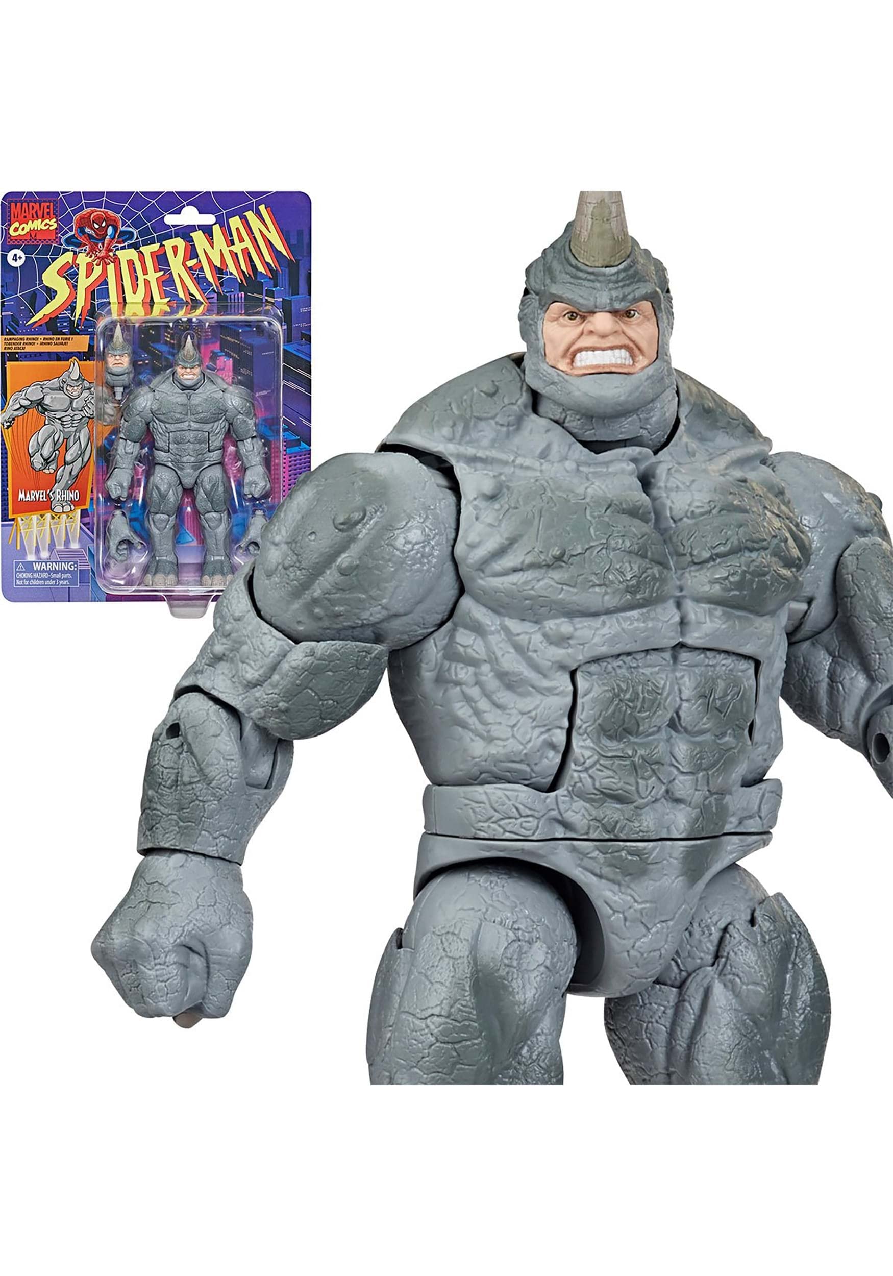 marvel-legends-rhino-spider-man-figurine-articul-e-r-tro-15-cm image 2