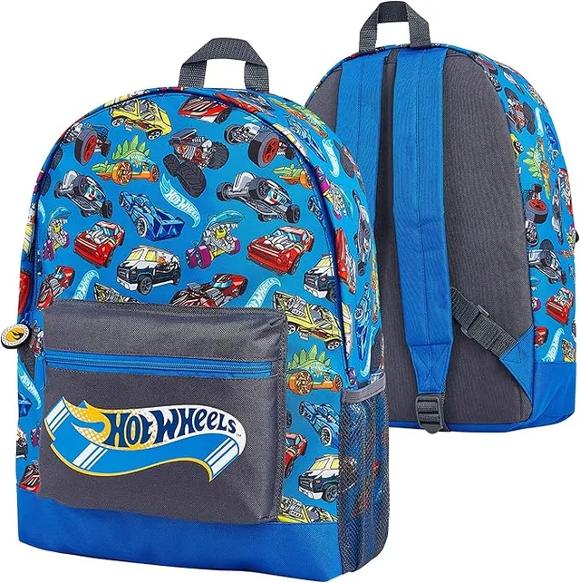 hot-wheels-sac-dos-voiture-bleu-grand-42-cm image 1