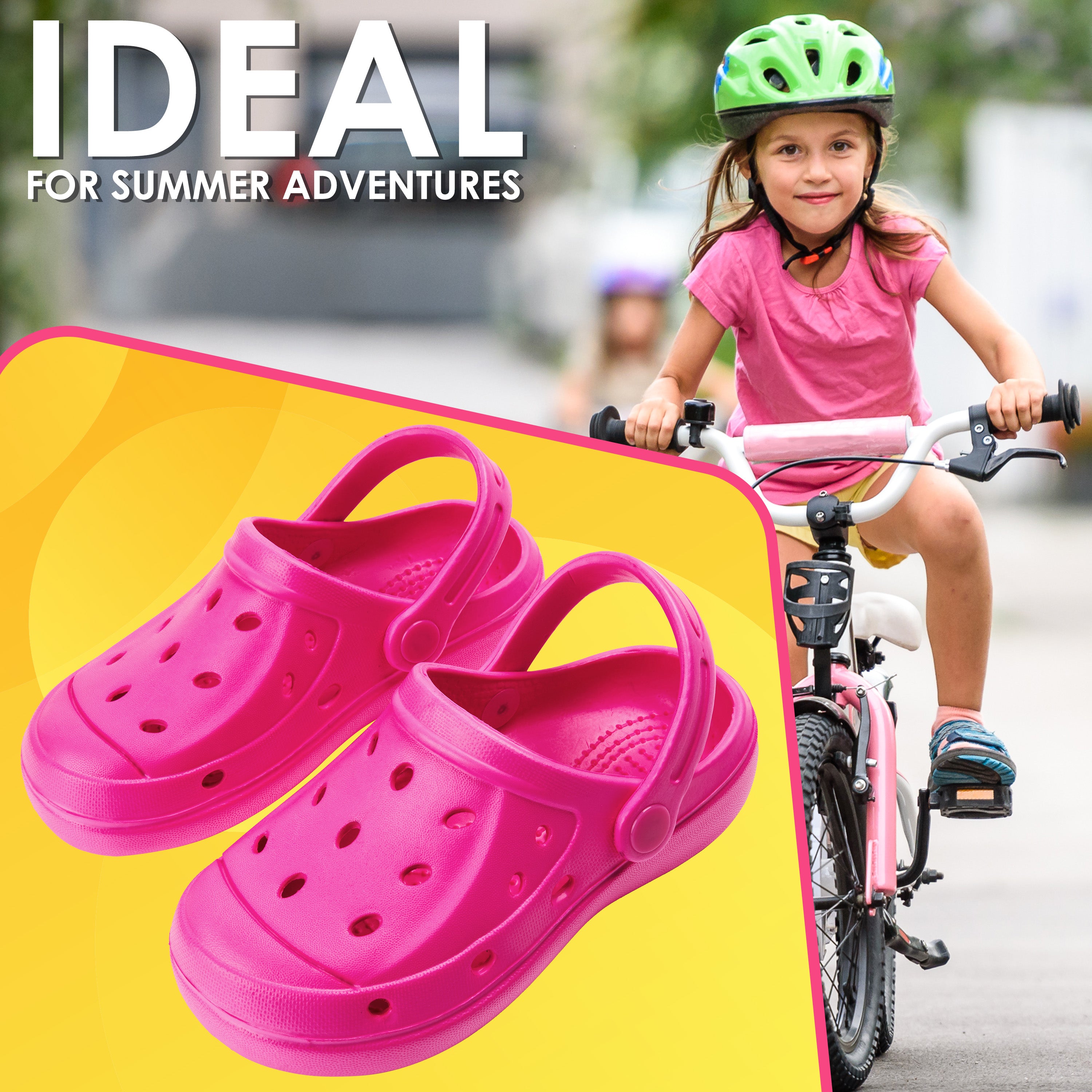 citycomfort-sabots-fille-tie-dye-fuchsia-plage-t image 8