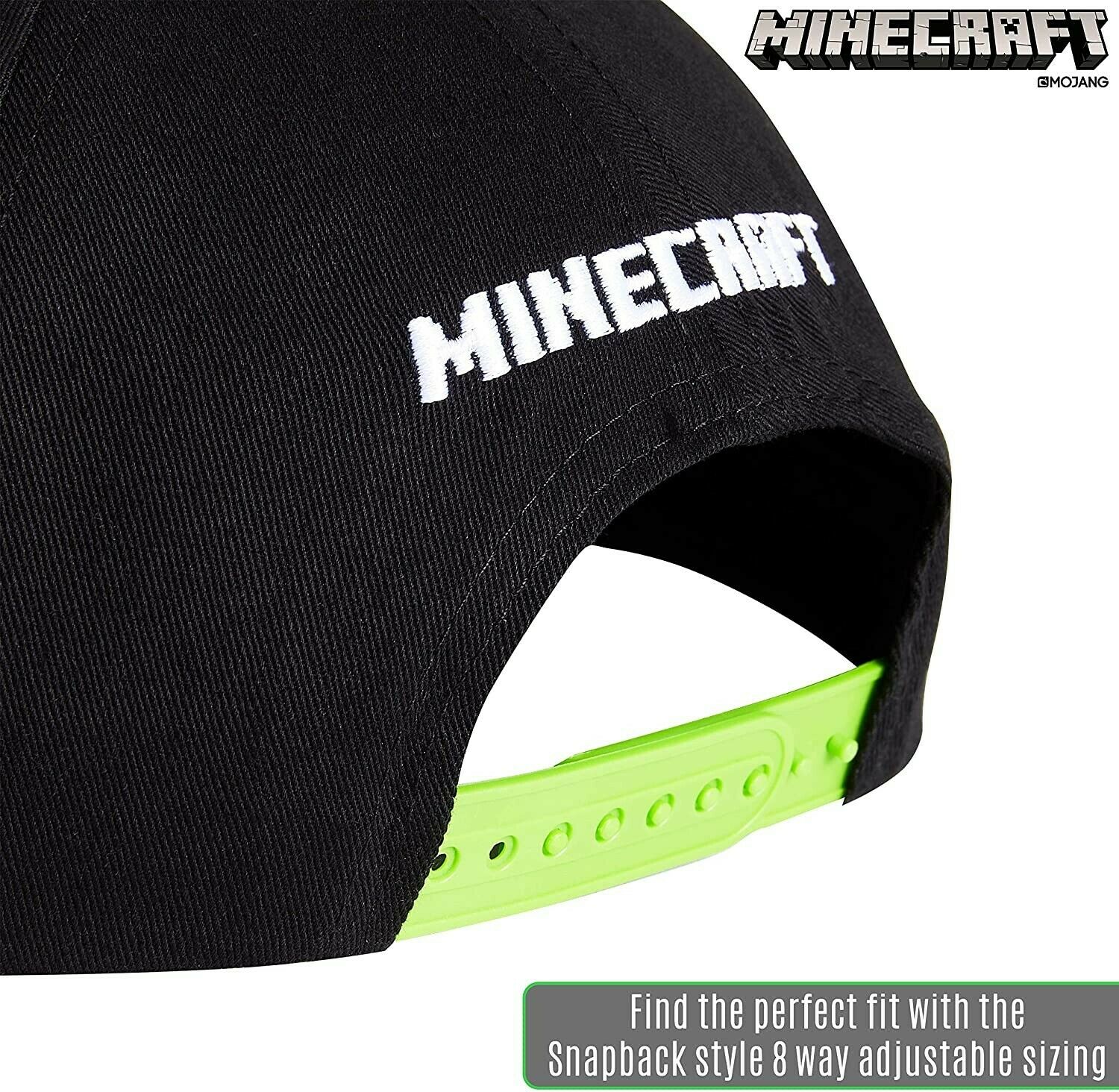 minecraft-casquette-gar-on-creeper-tnt-trucker-taille-unique image 8