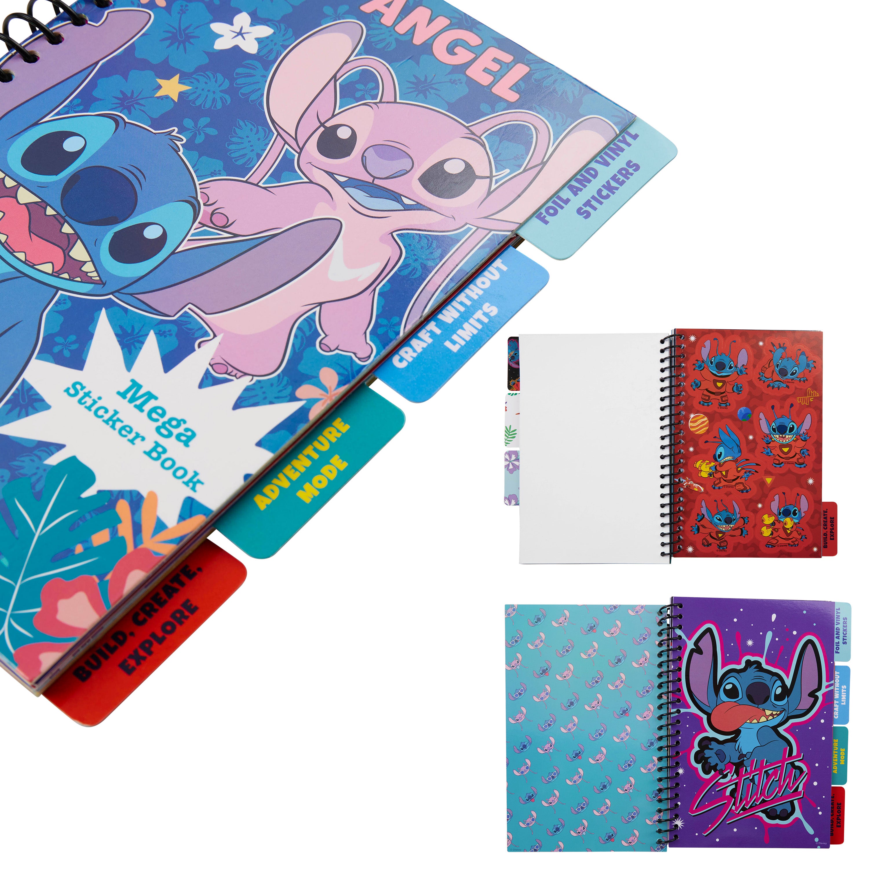 livre-stickers-stitch-disney-28-planches-scrapbooking image 4