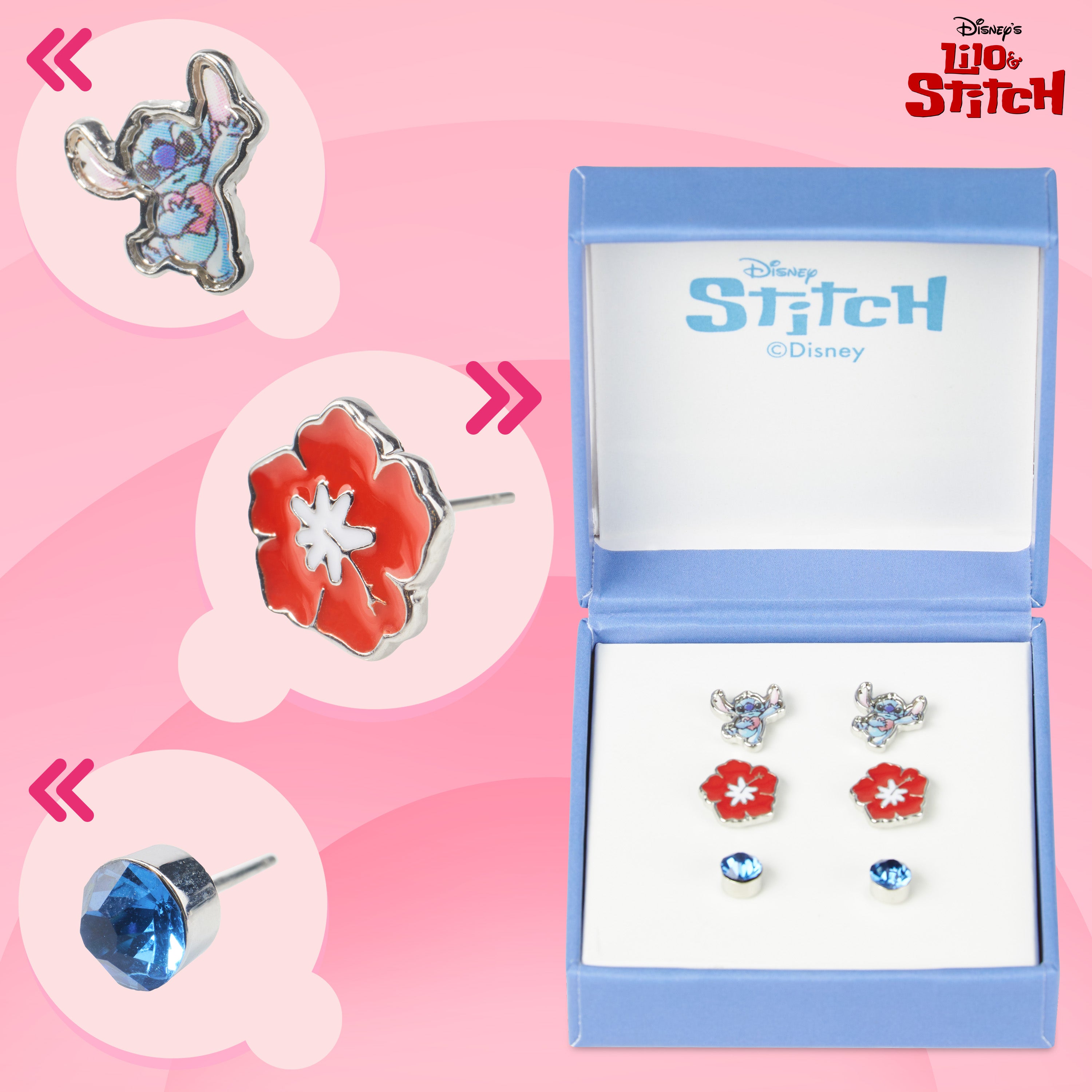 disney-stitch-coffret-bijoux-3-pi-ces-boucles-d-oreilles-bo-te-voyage image 5