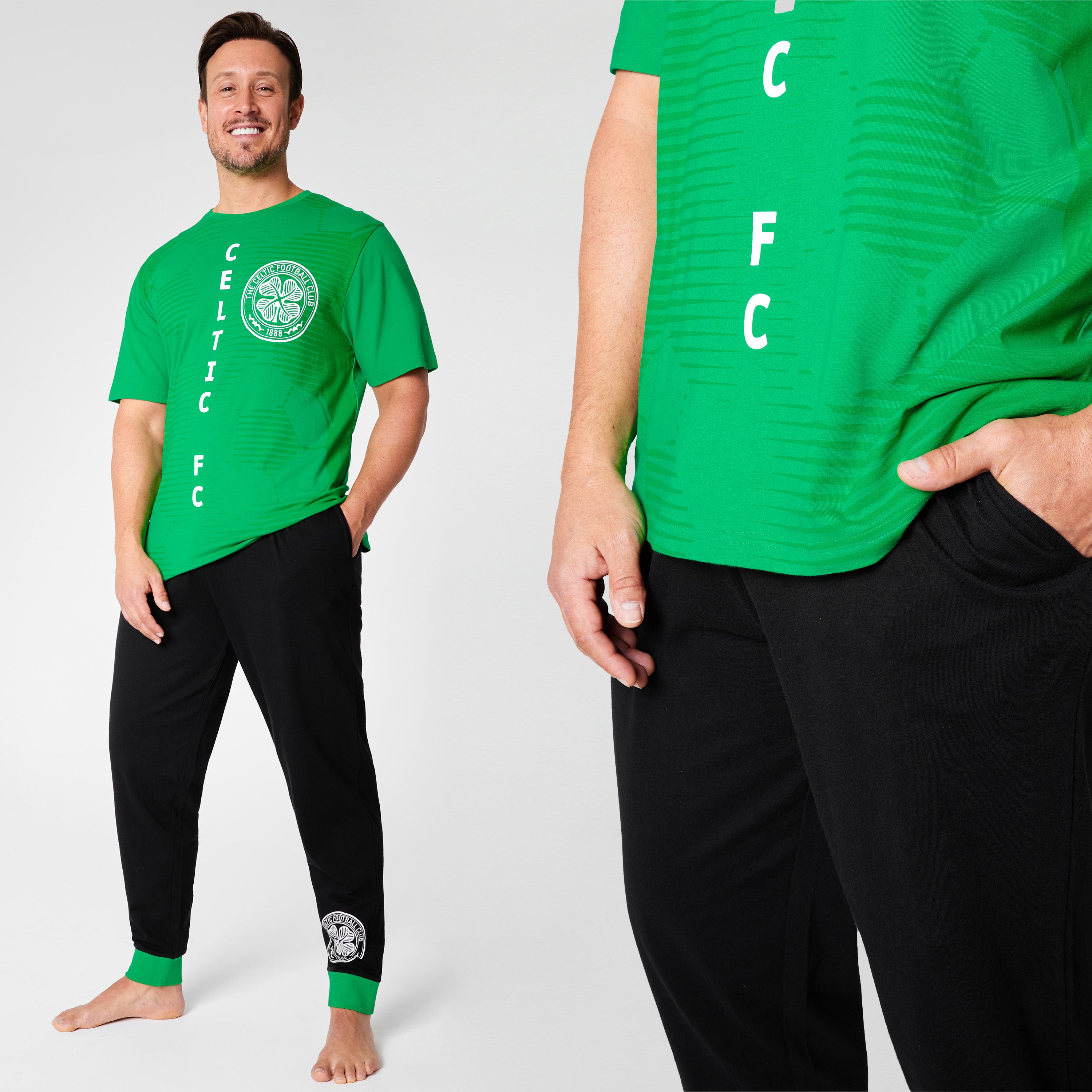get-trend-celtic-pyjama-homme-vert-noir-taille-m image 5