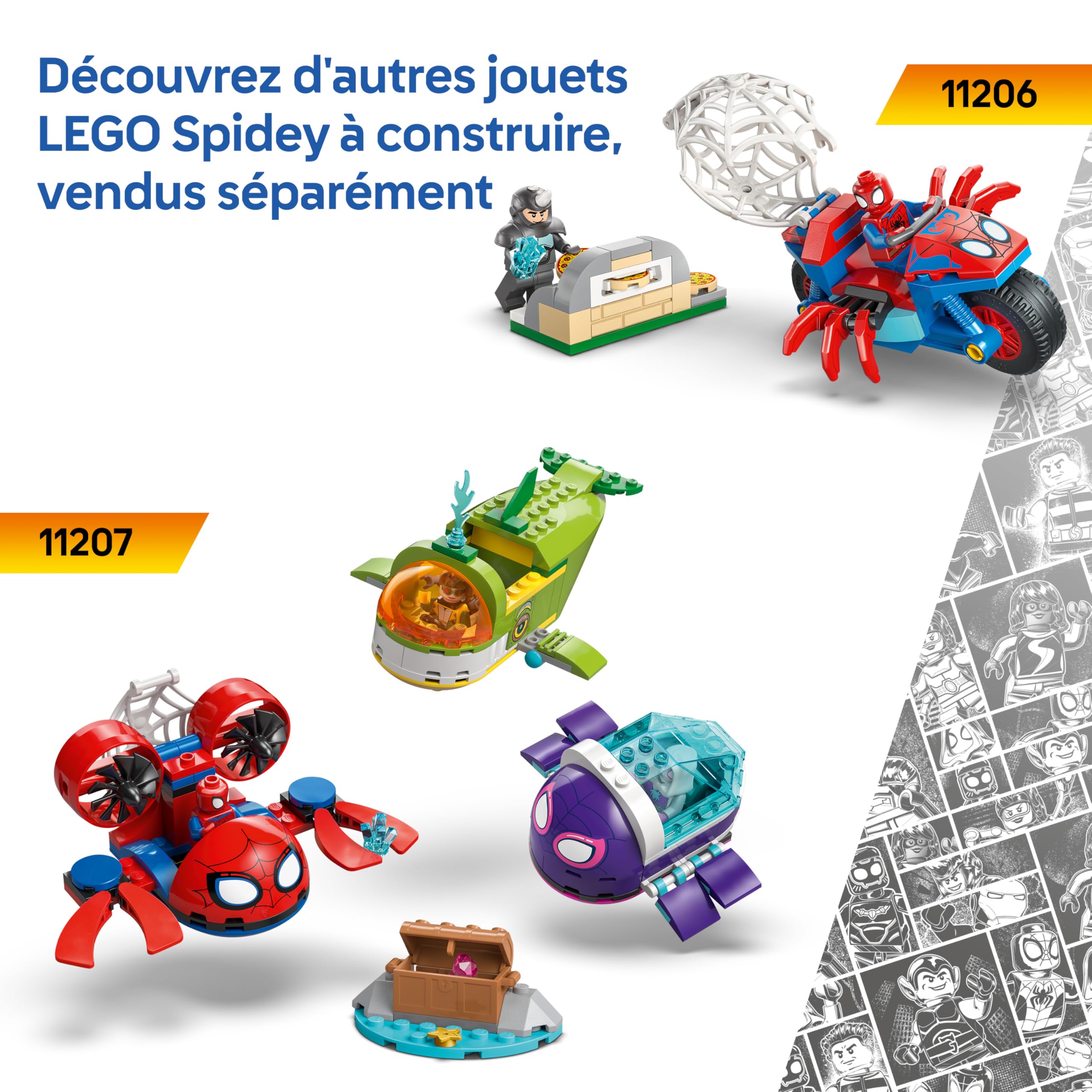 lego-marvel-spidey-11208-bateau-pirate-quipe-spidey-201-pi-ces image 7