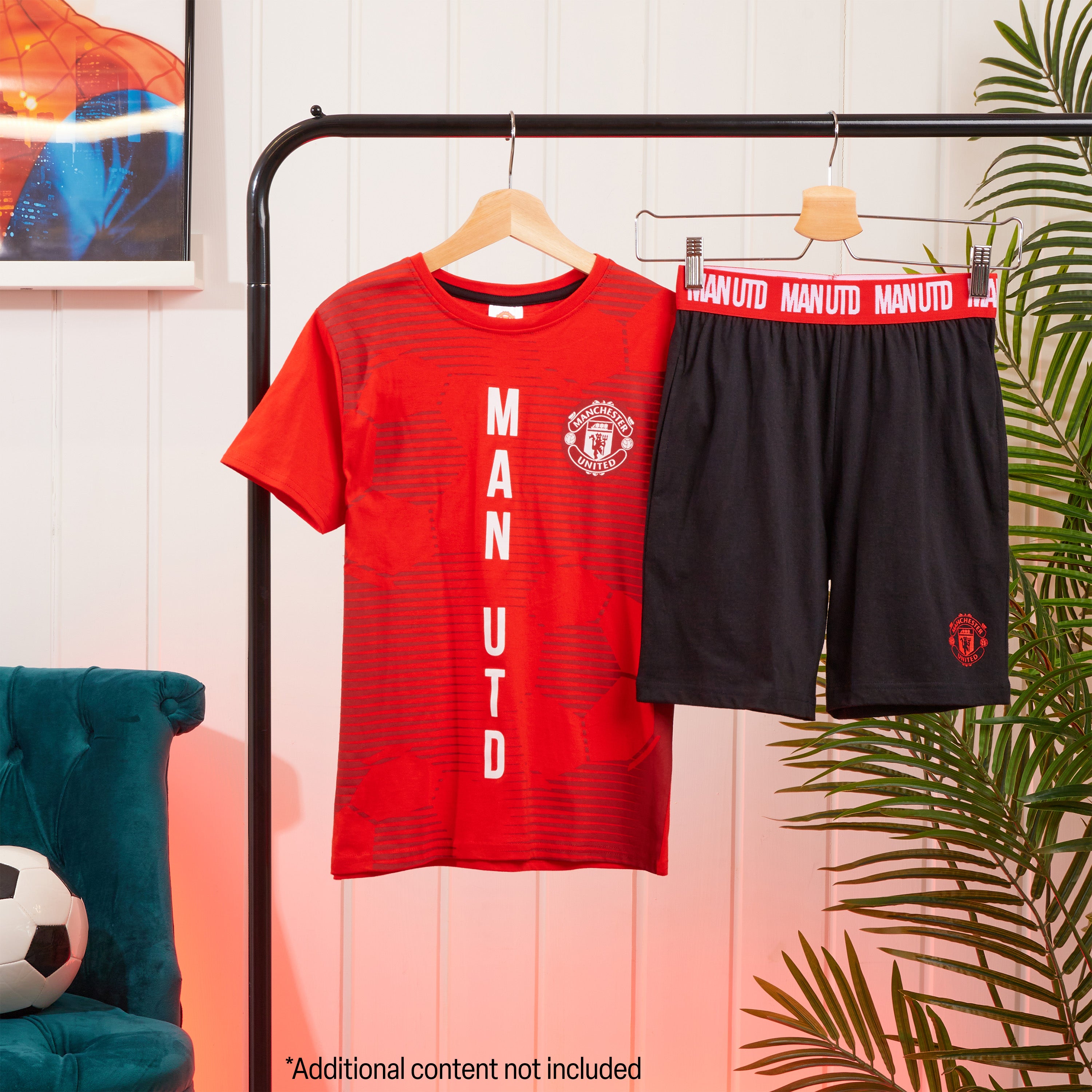 get-trend-boys-manchester-united-pyjama-court-rouge-9-10-ans image 2