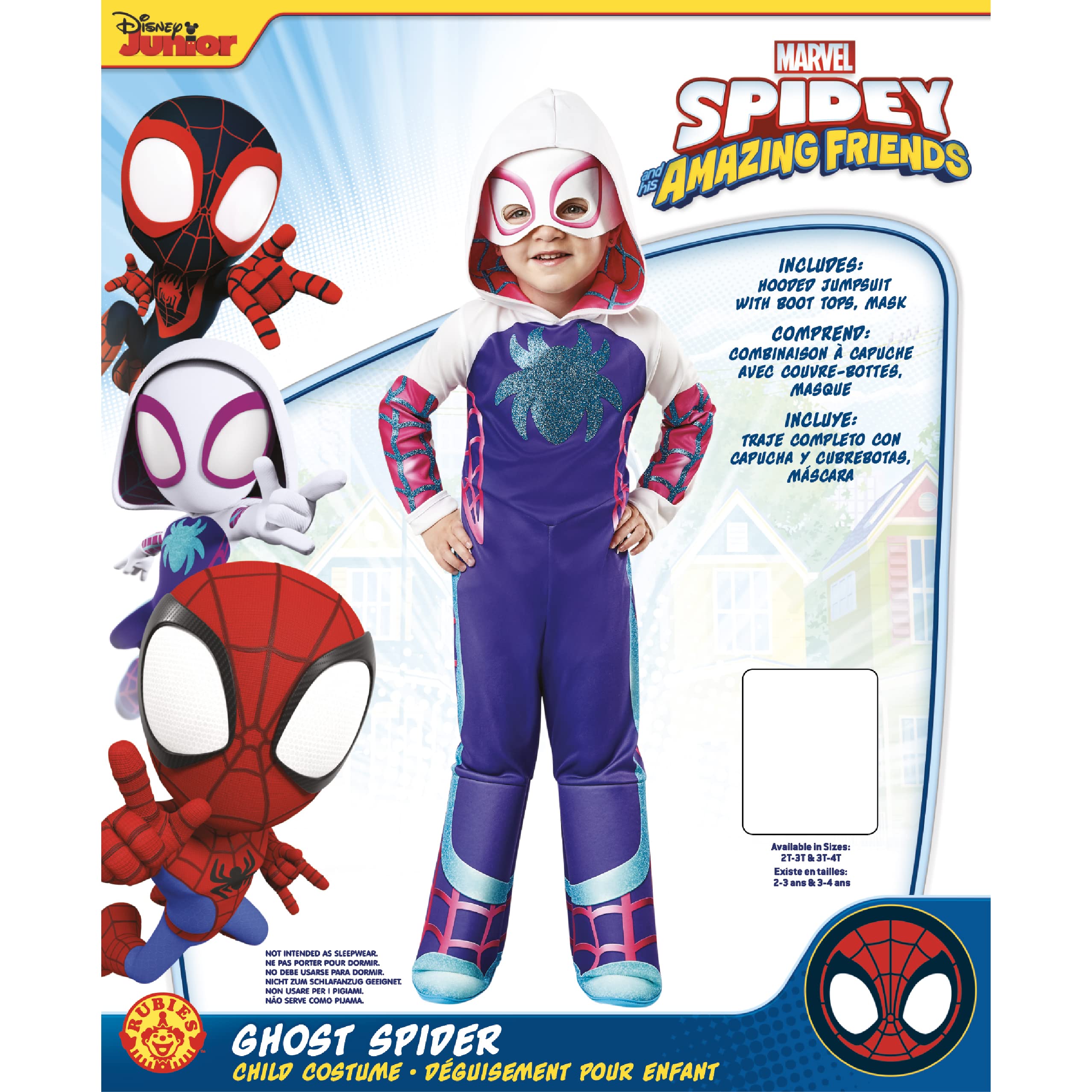 rubies-marvel-spidey-ghost-spider-costume-luxe-enfant-2-3-ans image 6