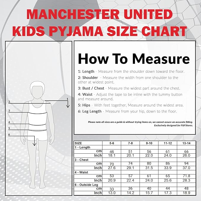 manchester-united-pyjama-gar-on-court-foot-5-6-ans image 6