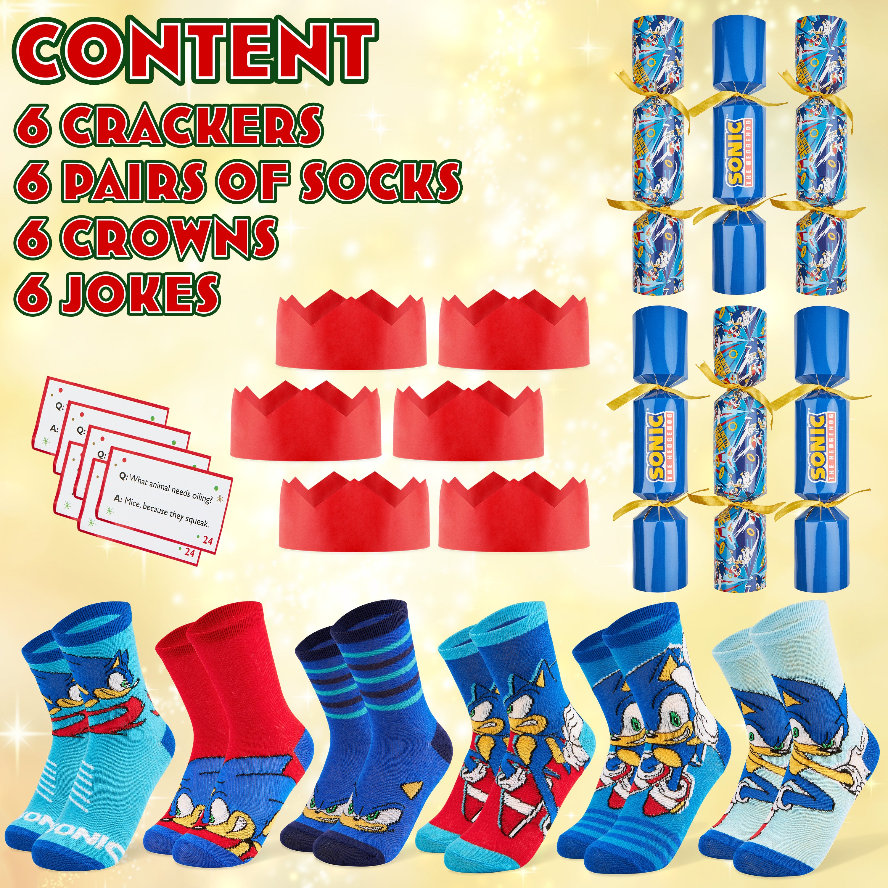 get-trend-sonic-crackers-no-l-enfant-lot-6-chaussettes image 5