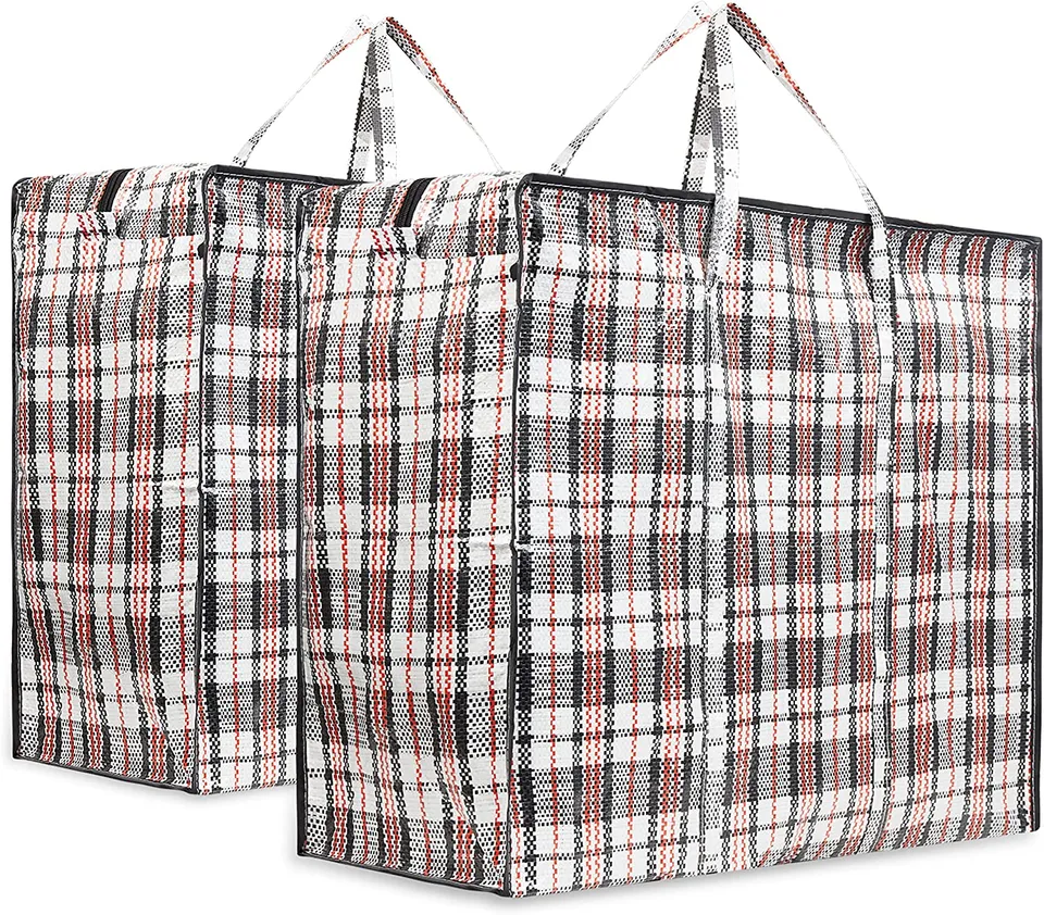 get-trend-sac-rangement-nylon-zip-lot-de-2-grande-taille image 1