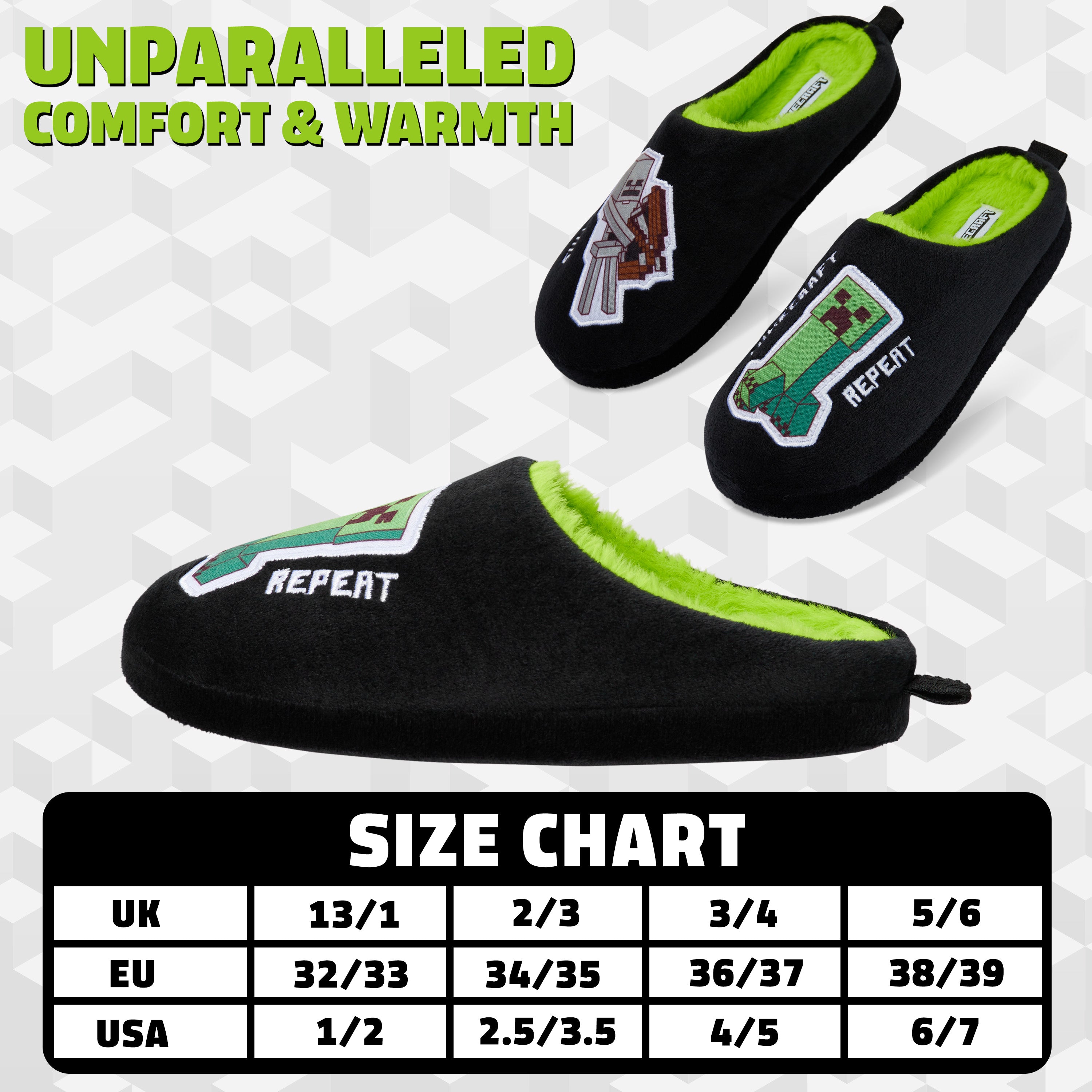 minecraft-chaussons-gar-on-creeper-chaud-antid-rapant image 6