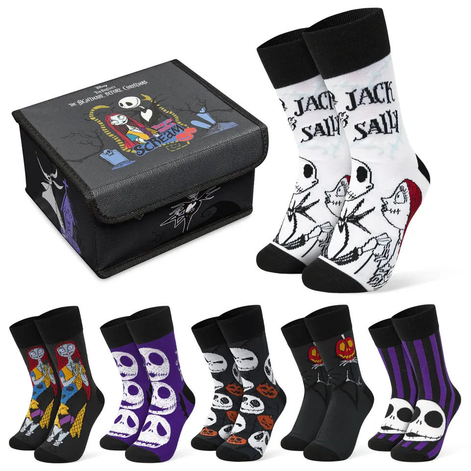disney-nightmare-before-christmas-chaussettes-femme-lot-6-jack image 1