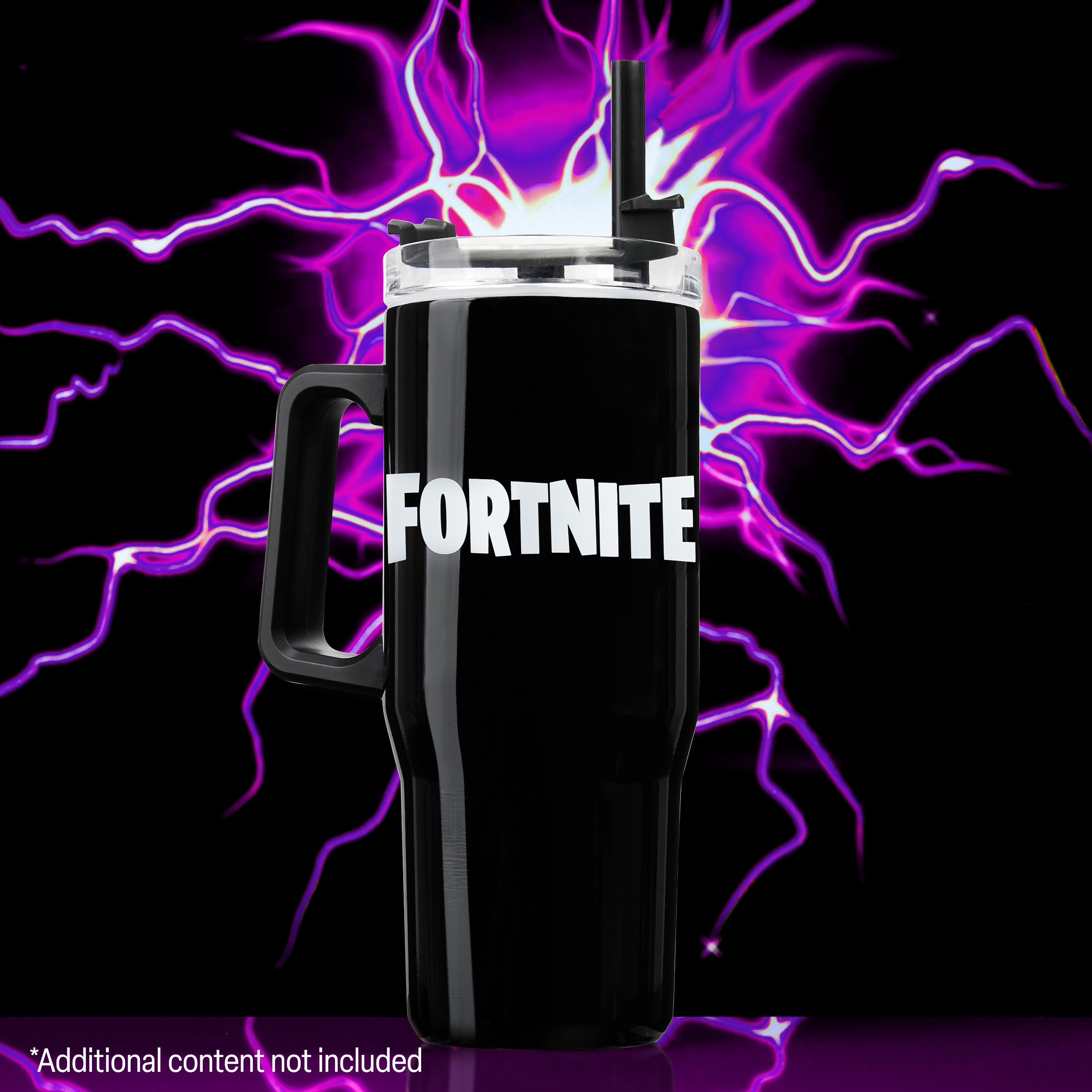 fortnite-mug-isotherme-inox-940ml-avec-paille-officiel image 2