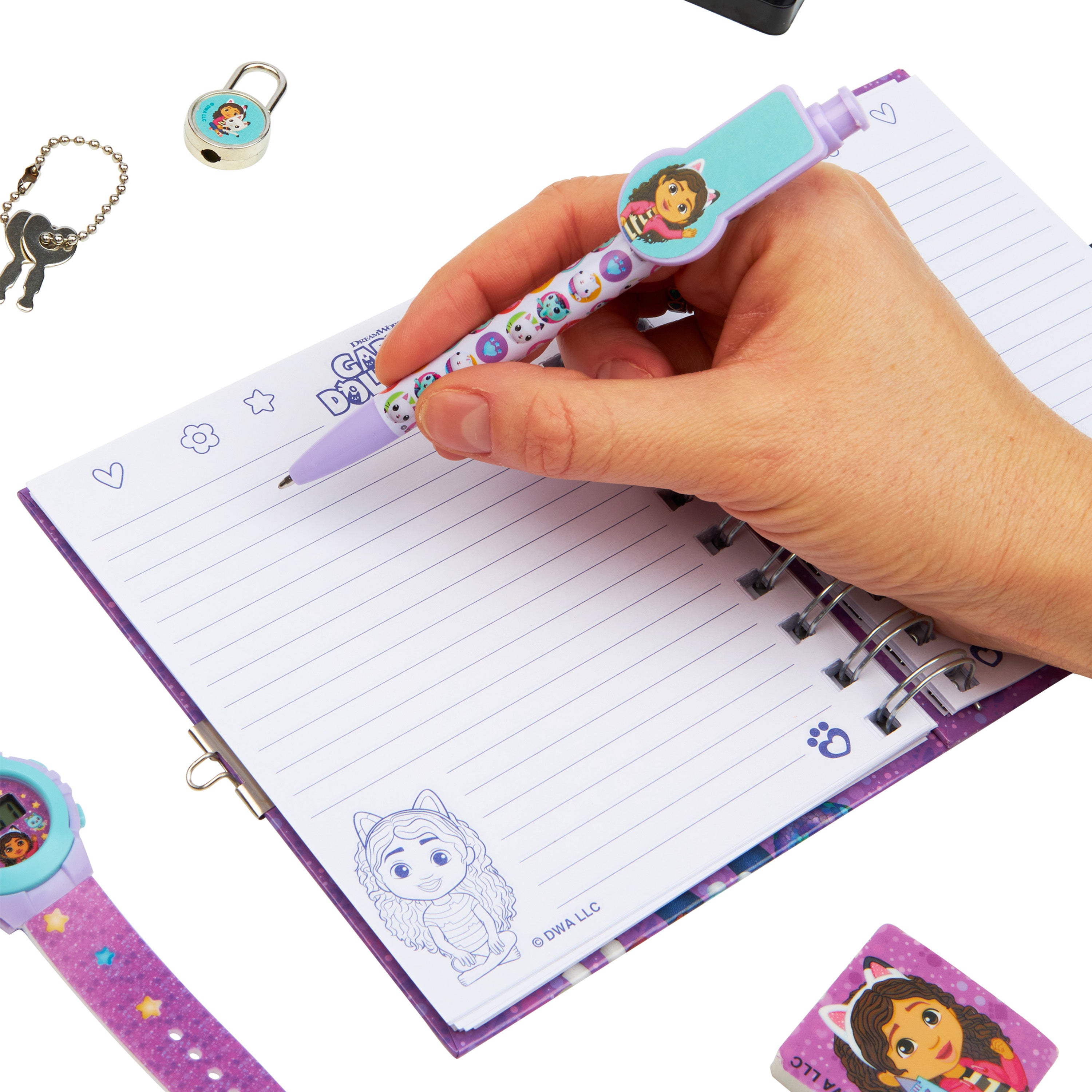 gabby-s-dollhouse-montre-fille-journal-cadenas image 3