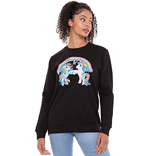 my-little-pony-sweat-papillon-col-rond-noir-femme-cotton-soul image 8