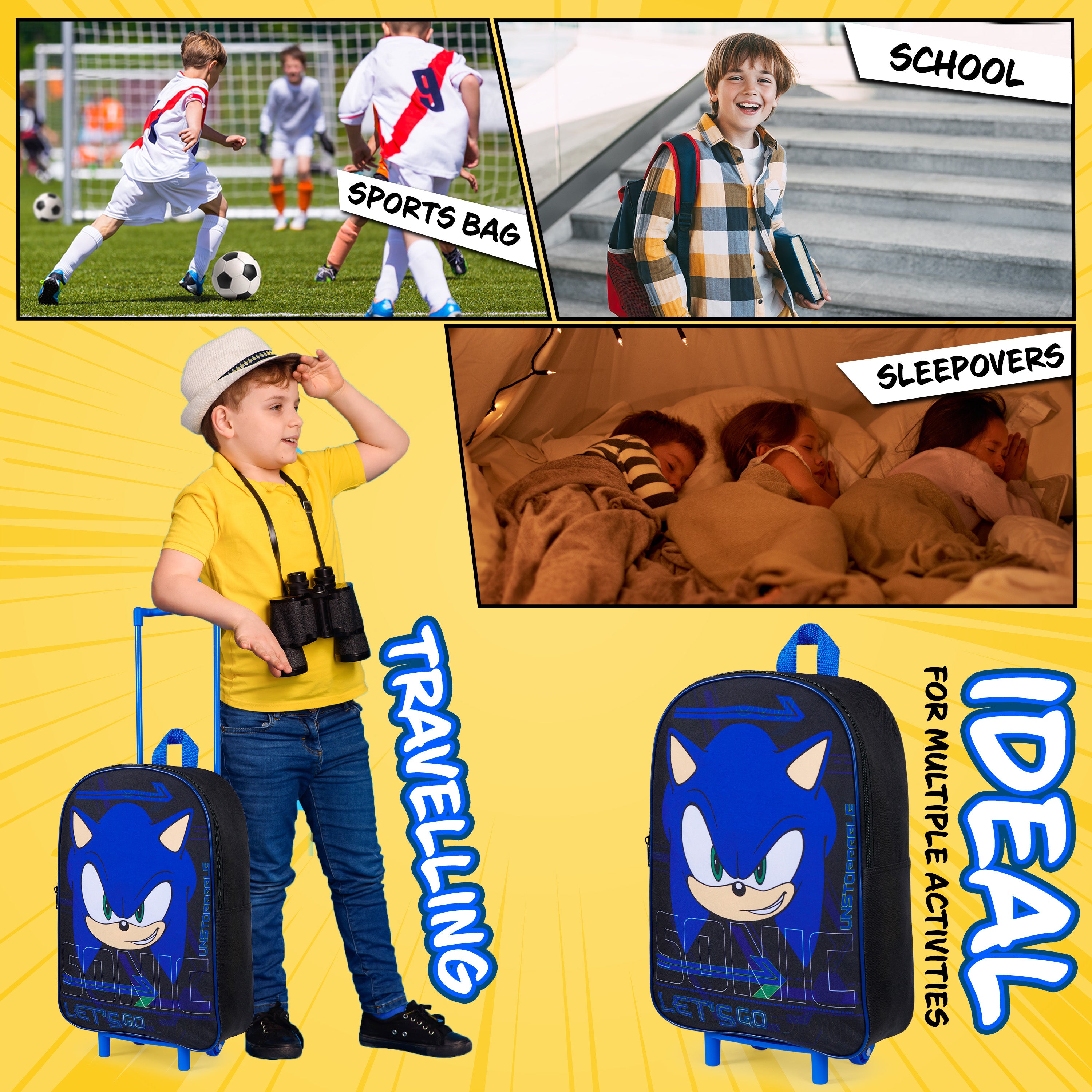 sonic-valise-trolley-enfant-pliable-10-5-l-cabine image 5