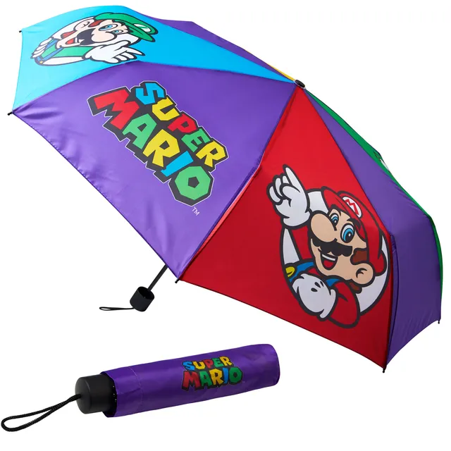 super-mario-parapluie-pliable-enfant-t-lescopique-l-ger image 1