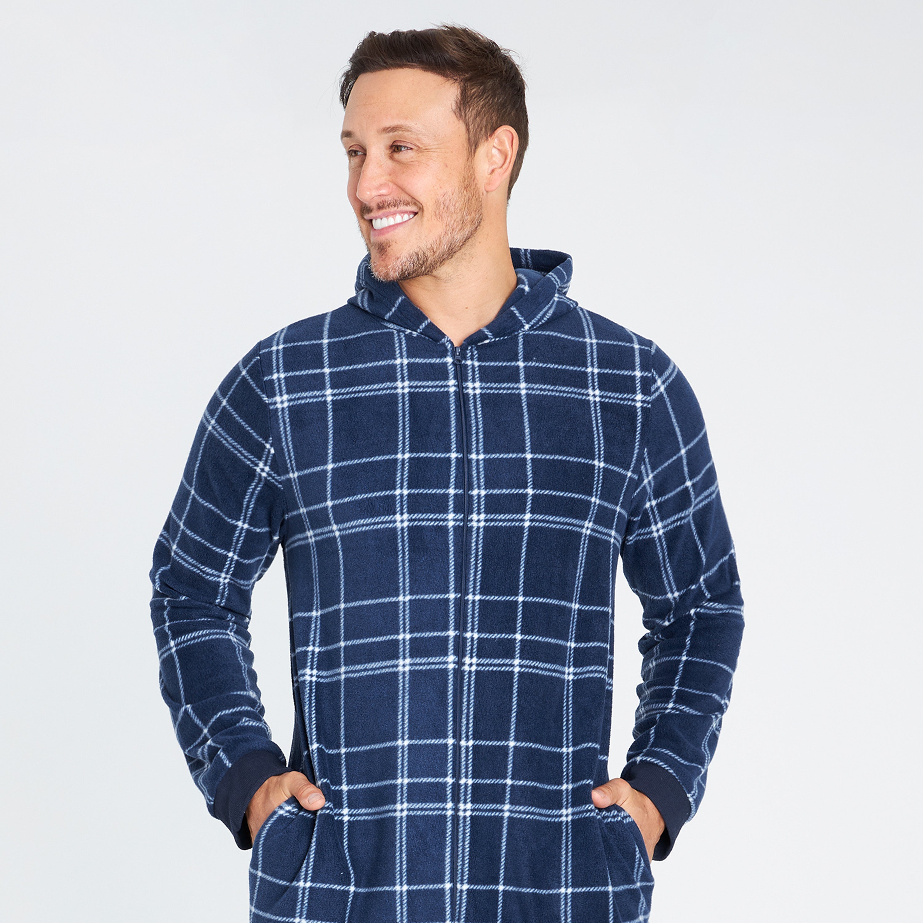 get-trend-citycomfort-combinaison-pyjama-homme-polaire-capuche-m image 2
