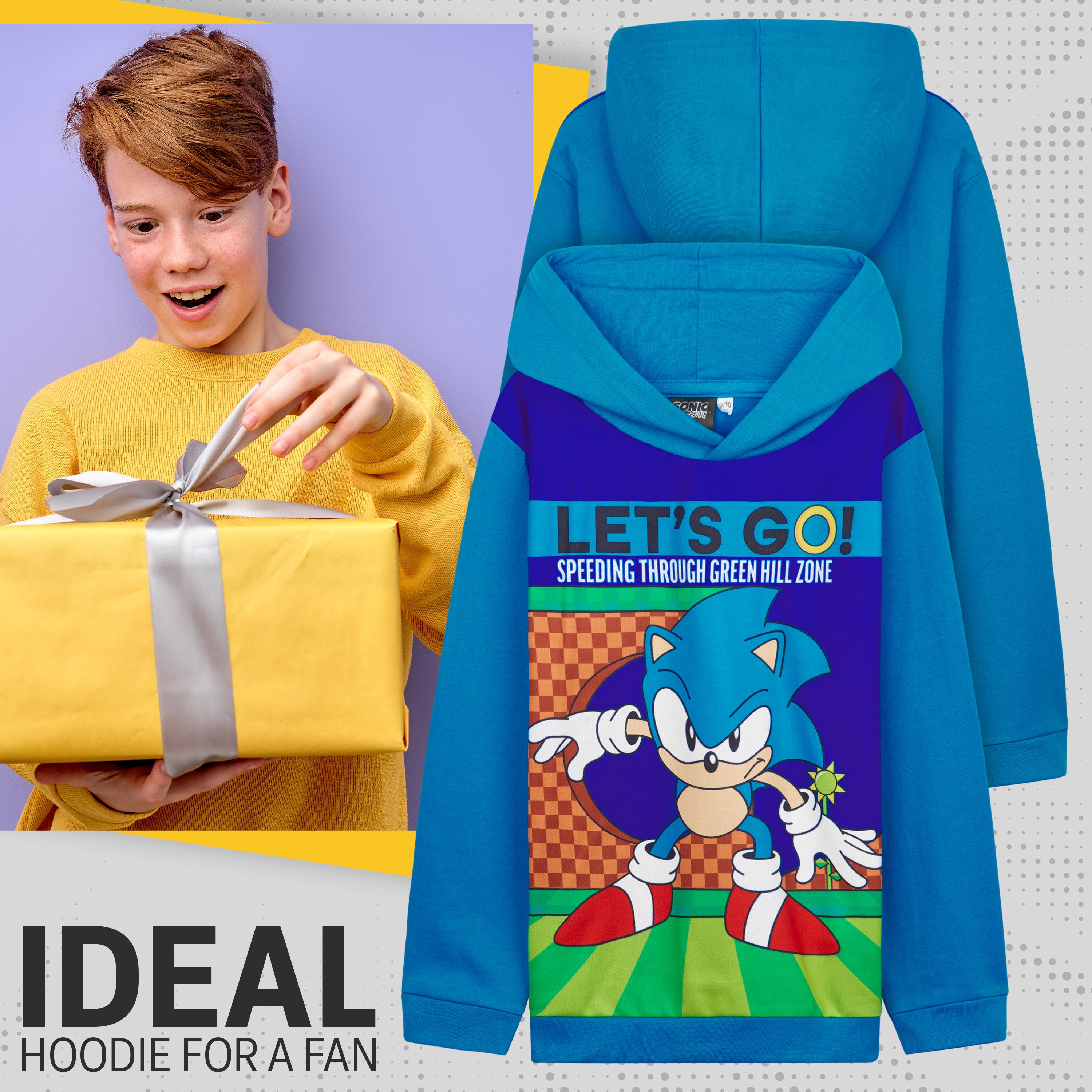 sonic-boys-sweat-capuche-gar-on-shadow-9-10-ans-chaud image 4
