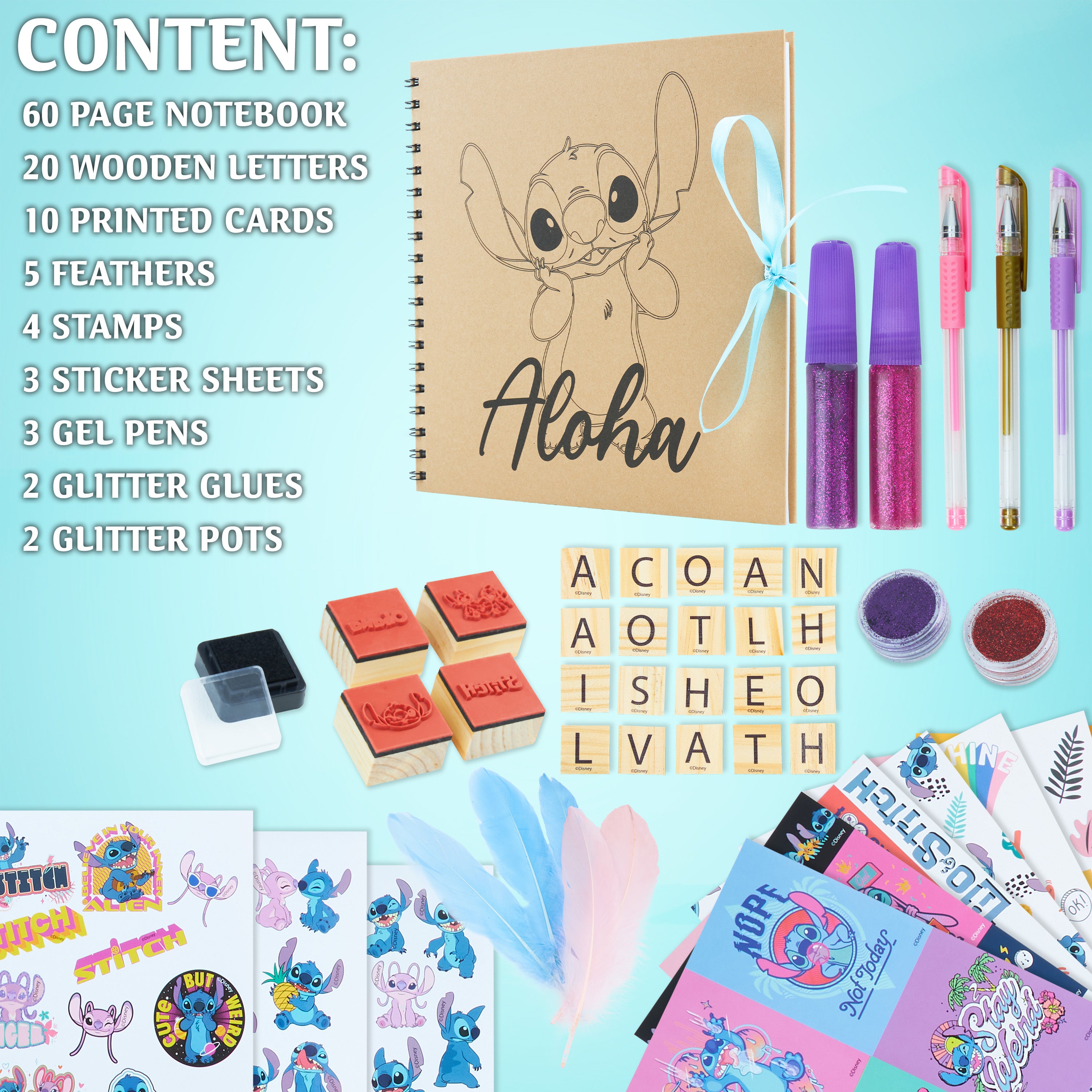 disney-stitch-kit-scrapbooking-enfant-album-25x25-accessoires image 6