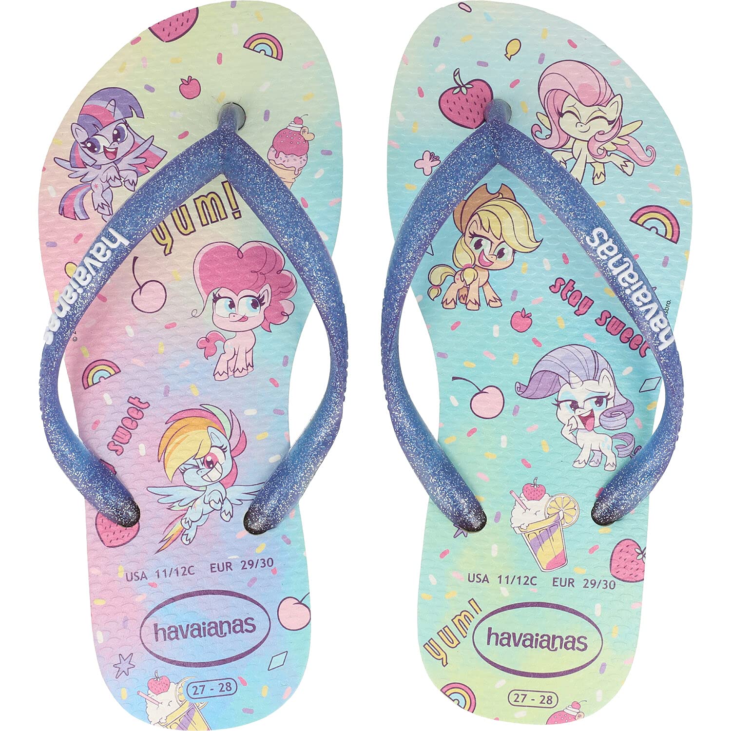 havaianas-kids-slim-my-little-pony-tongs-rose-27-28 image 8