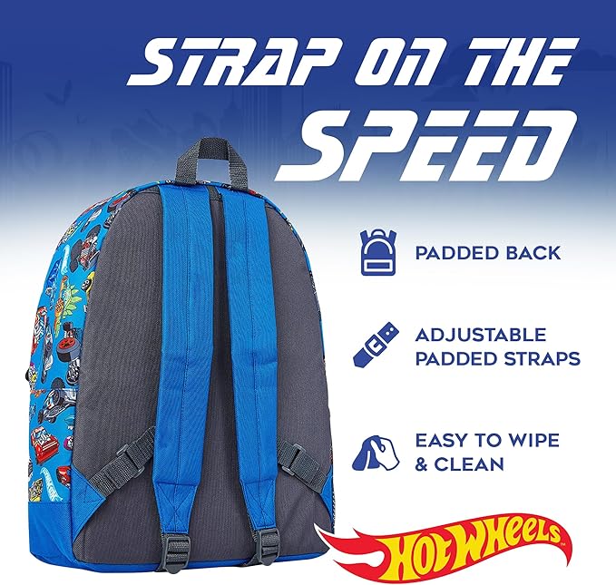 hot-wheels-sac-dos-voiture-bleu-grand-42-cm image 5