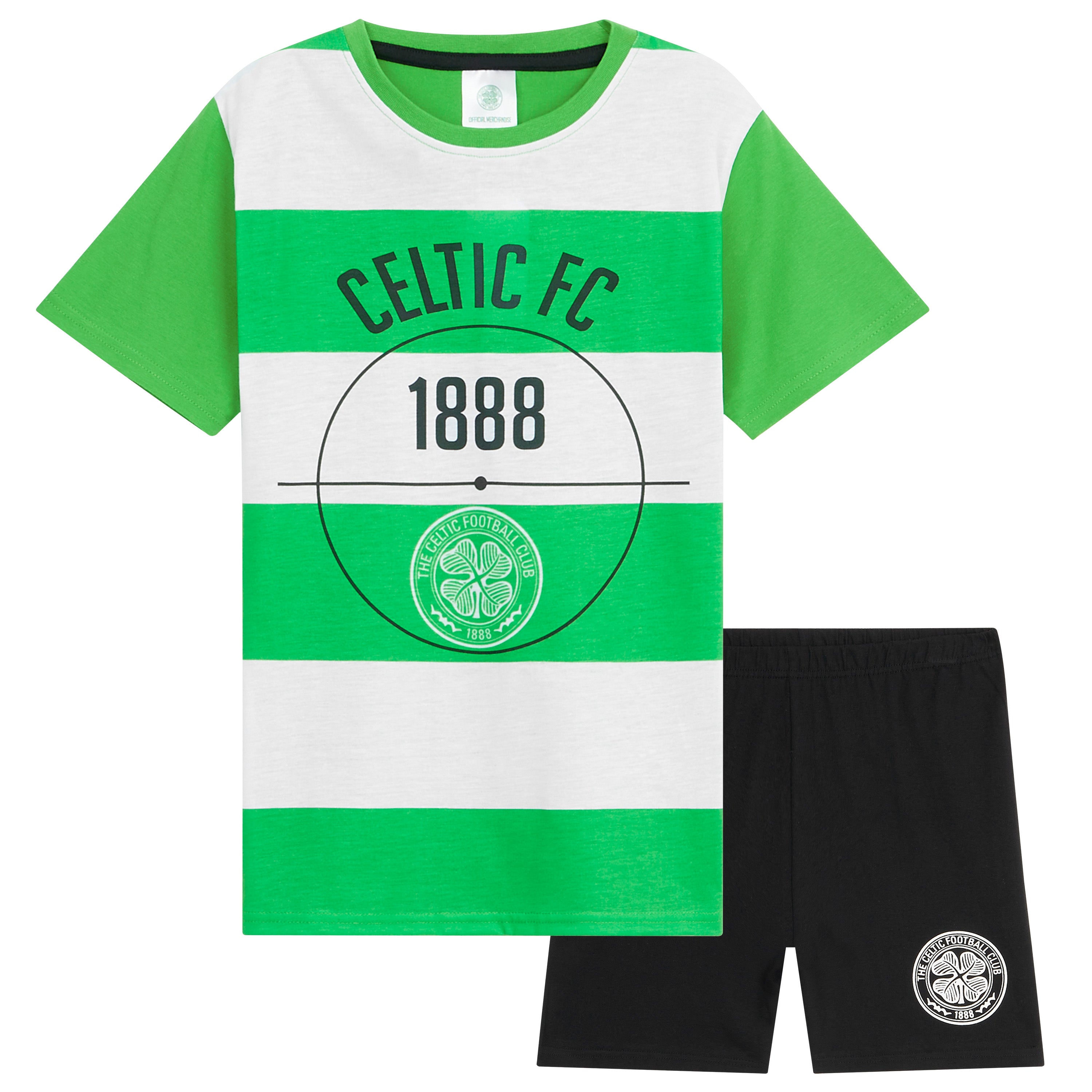celtic-pyjama-court-gar-on-t-shirt-short-5-6-ans image 1