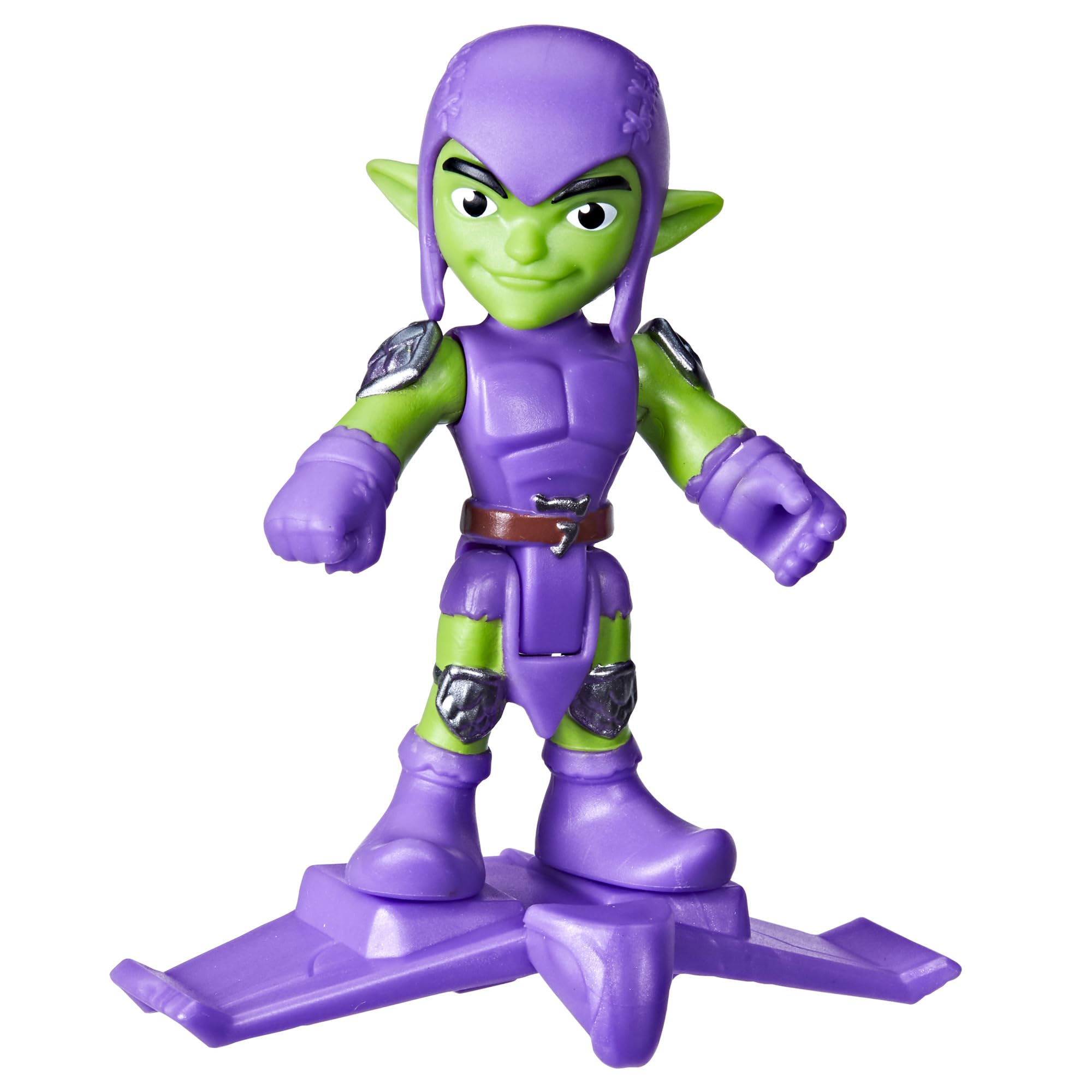 marvel-spidey-figurine-bouffon-vert-7-5-cm-avec-planeur image 2