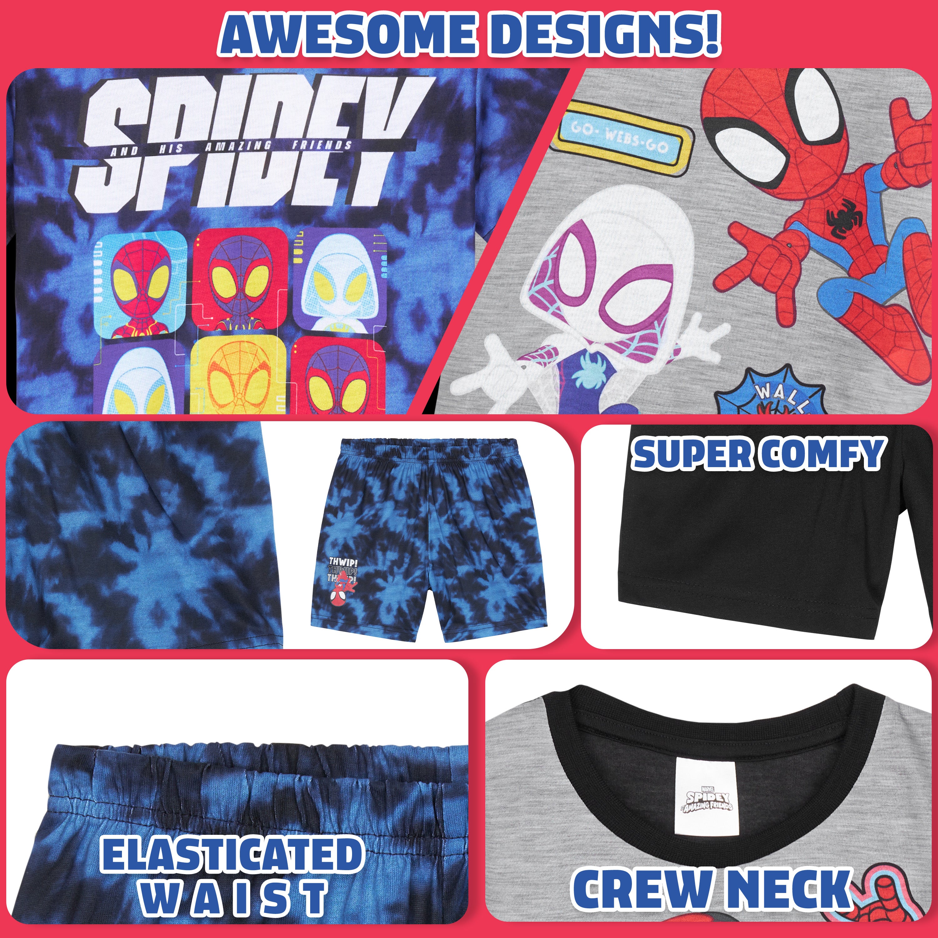 get-trend-spiderman-lot-2-pyjamas-gar-on-4-5-ans image 4
