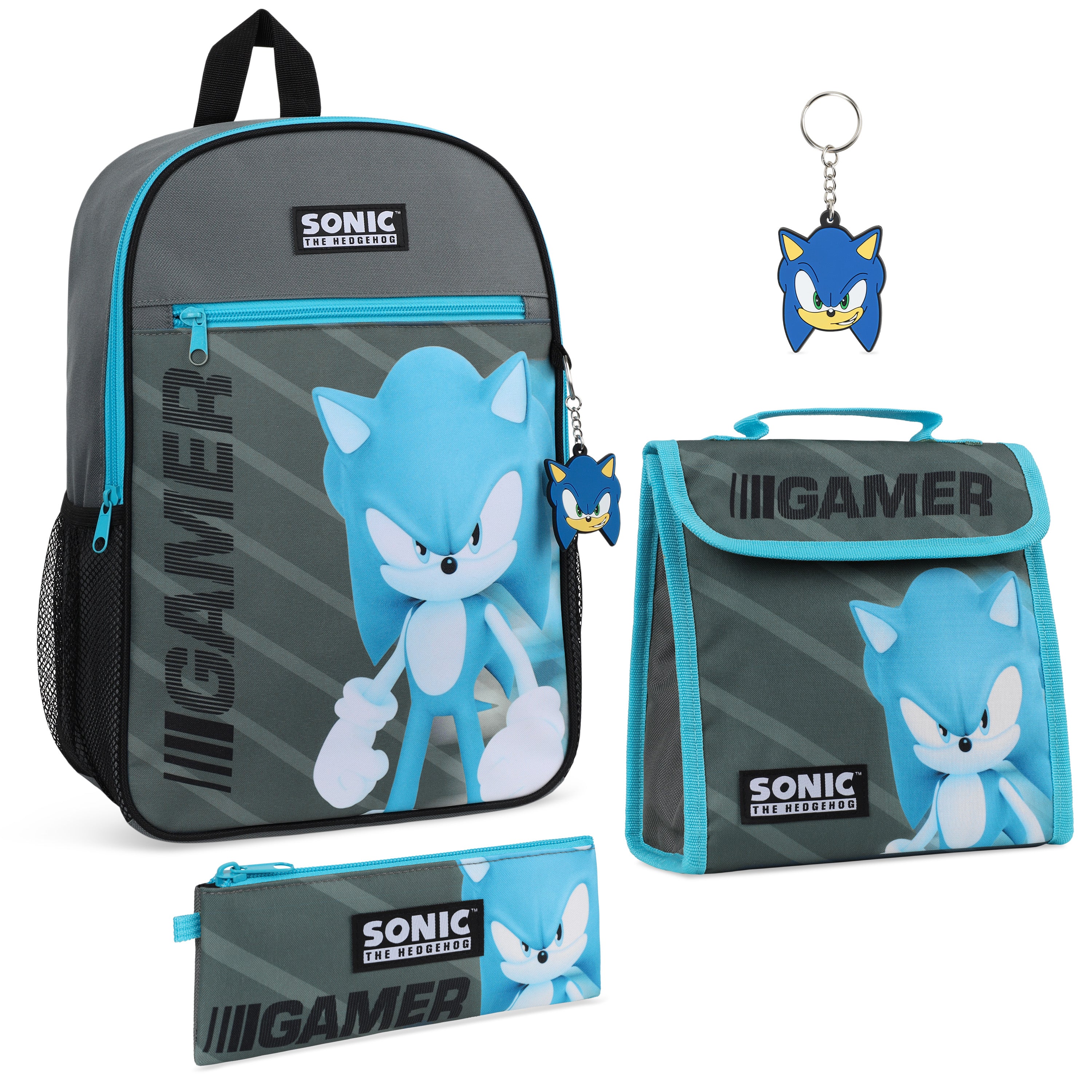 sonic-the-hedgehog-set-4-pi-ces-sac-dos-cole-gar-on image 1