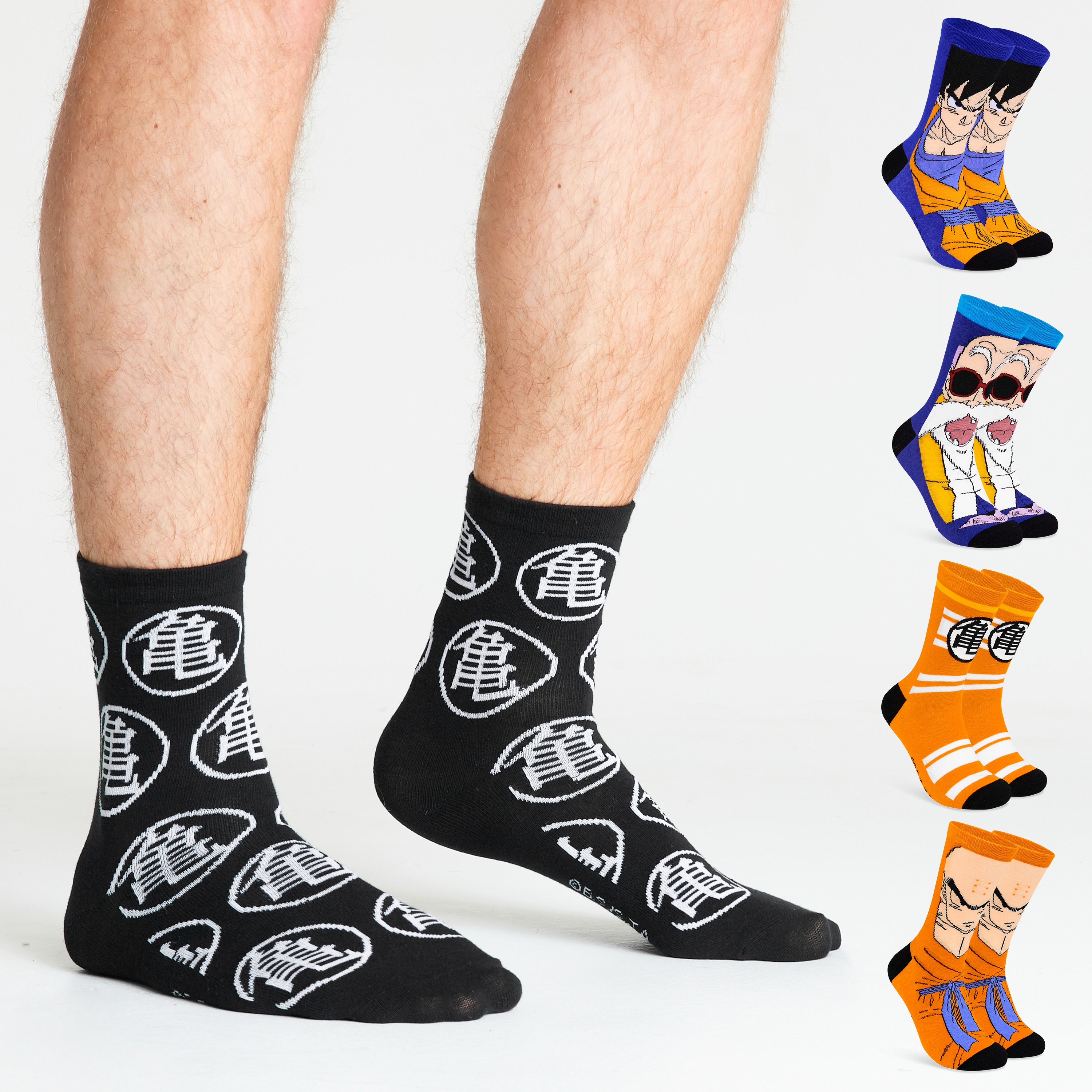 dragon-ball-z-chaussettes-homme-coton-lot-de-5 image 1