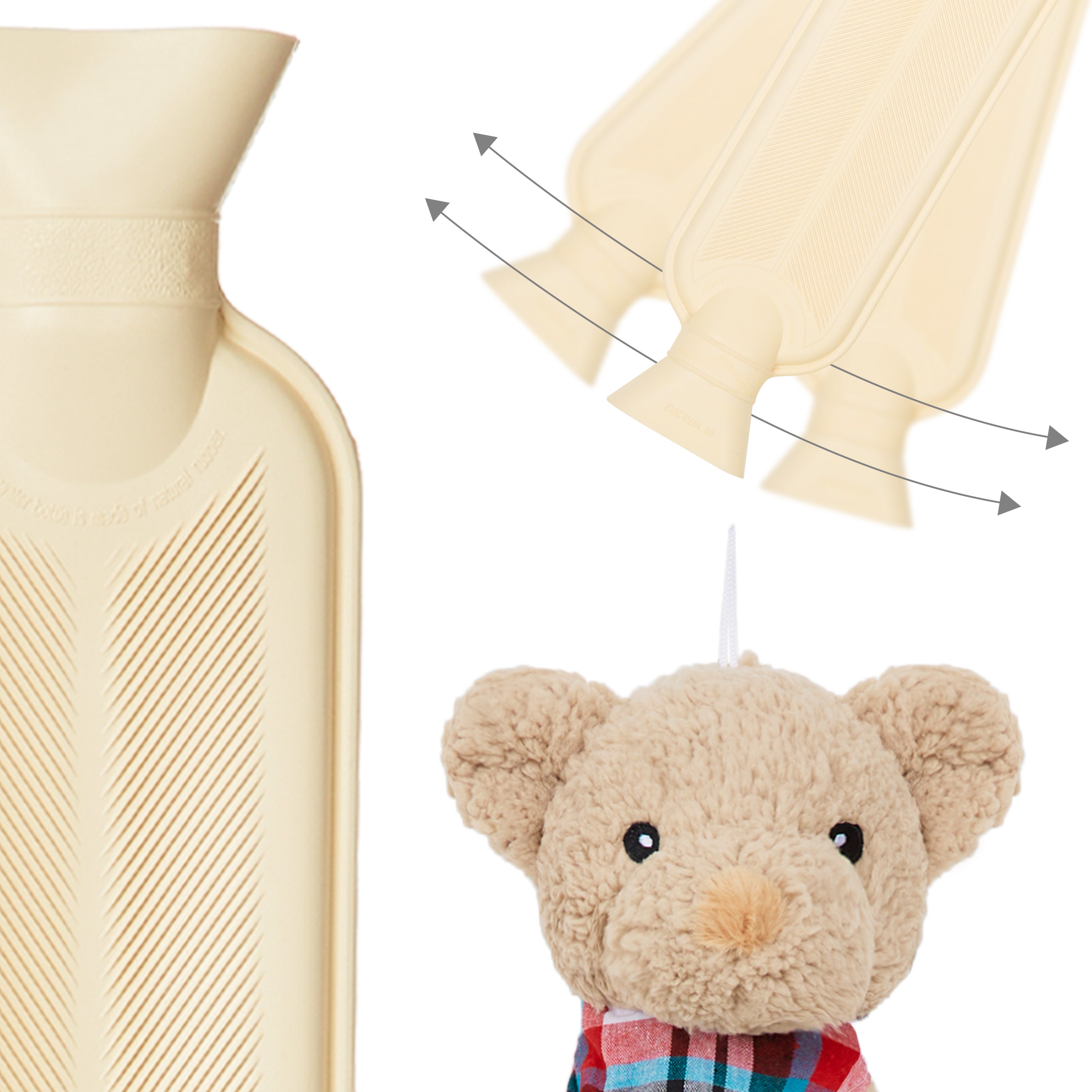 get-trend-home-bouillotte-eau-chaude-teddy-long-2l-peluche image 5