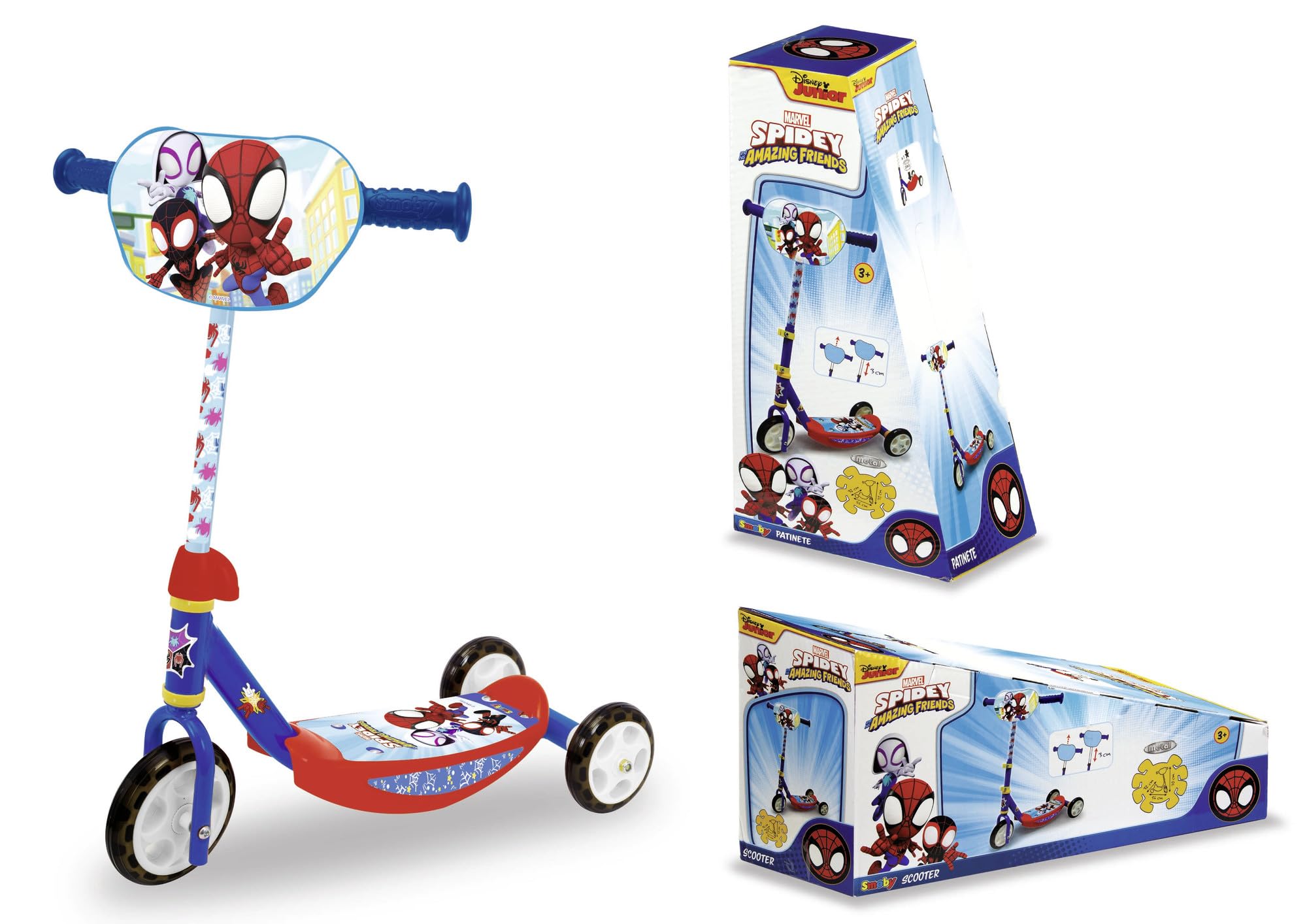 smoby-spidey-trottinette-3-roues-enfant-m-tal-3-ans image 5