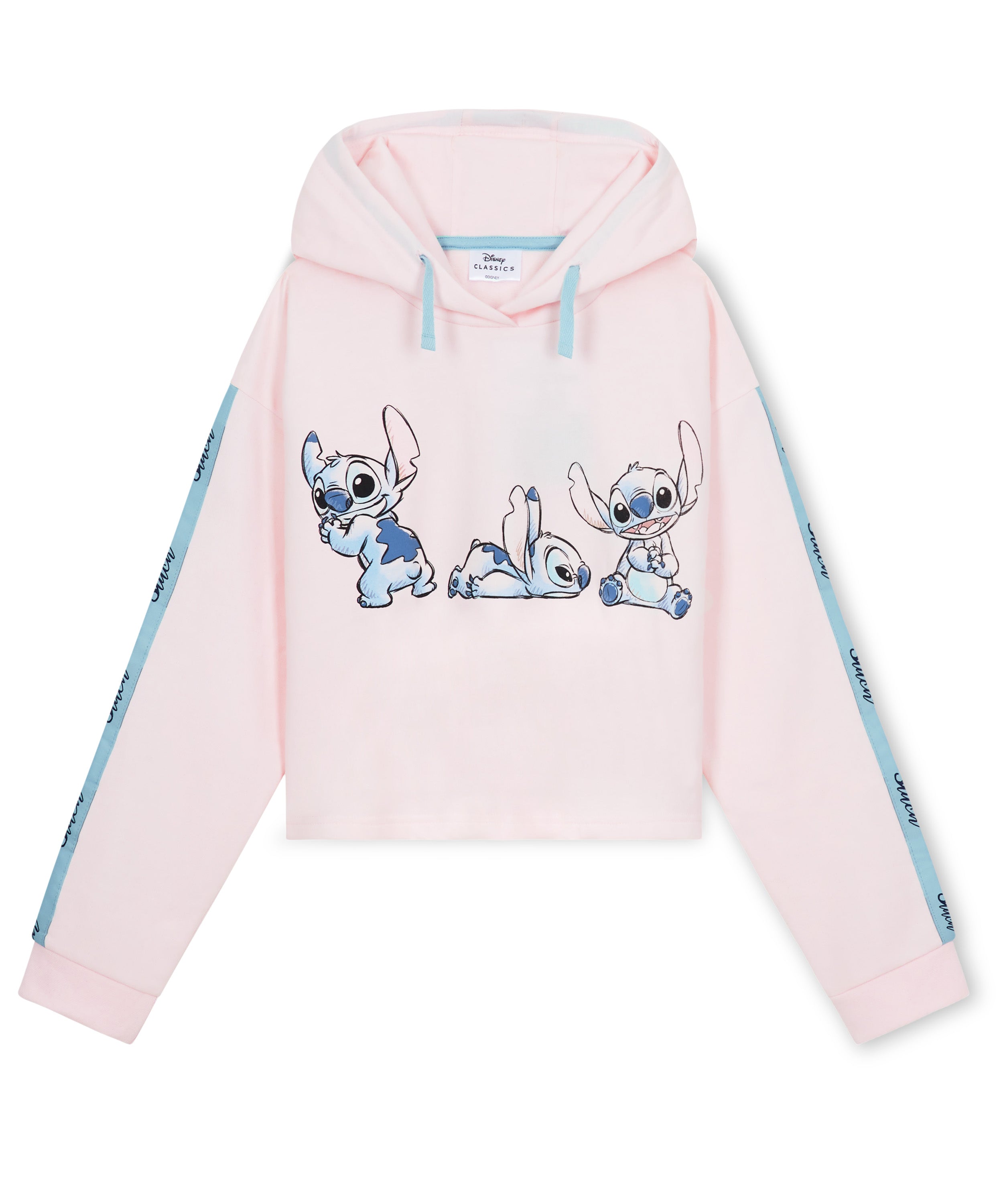 get-trend-girls-disney-stitch-sweat-capuche-fille-court-doux image 1